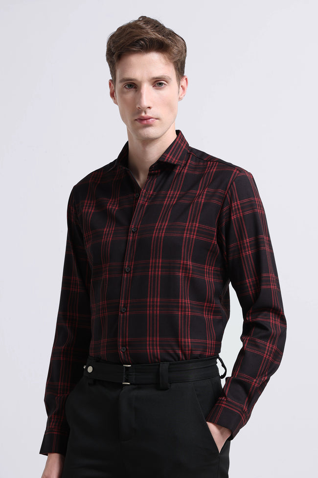 Men Multi Checked Slim Fit Shirt