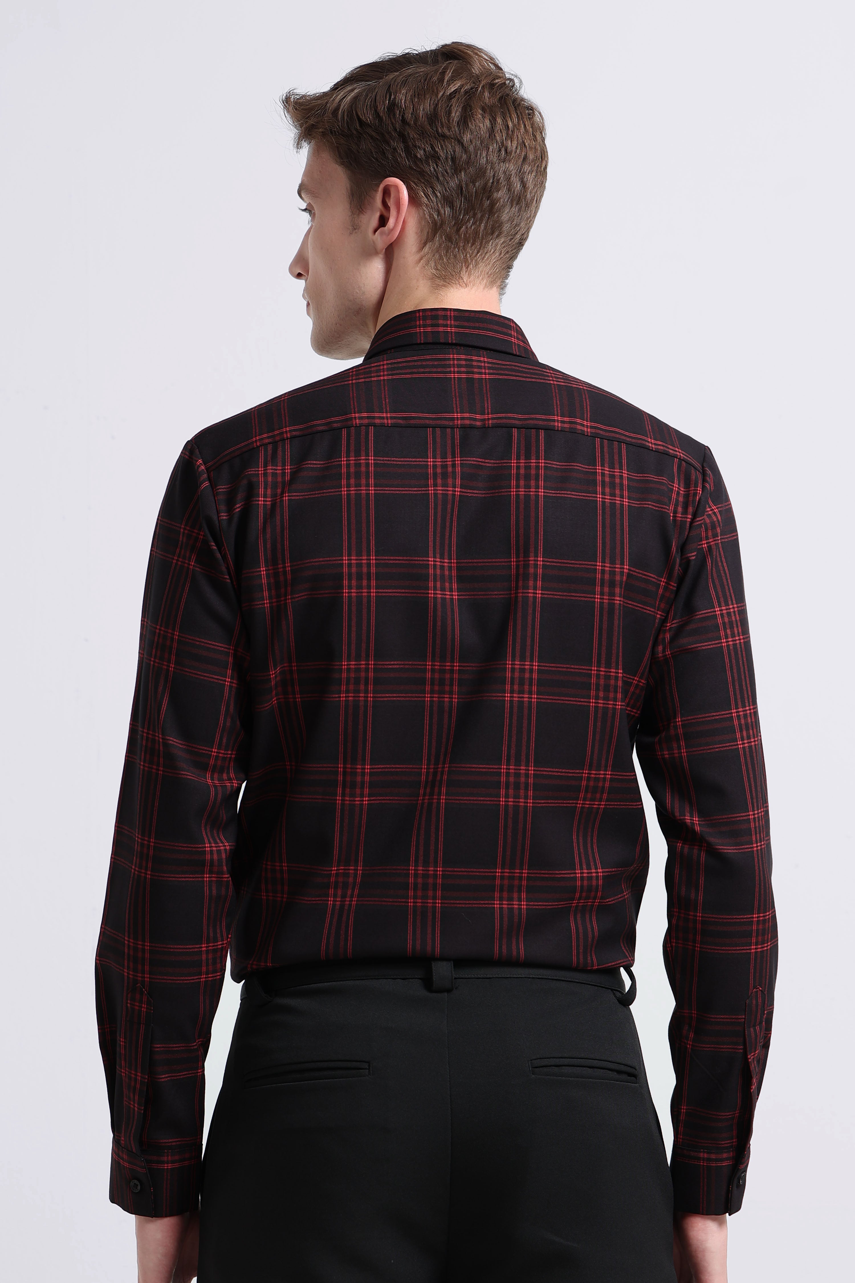 Men Multi Checked Slim Fit Shirt