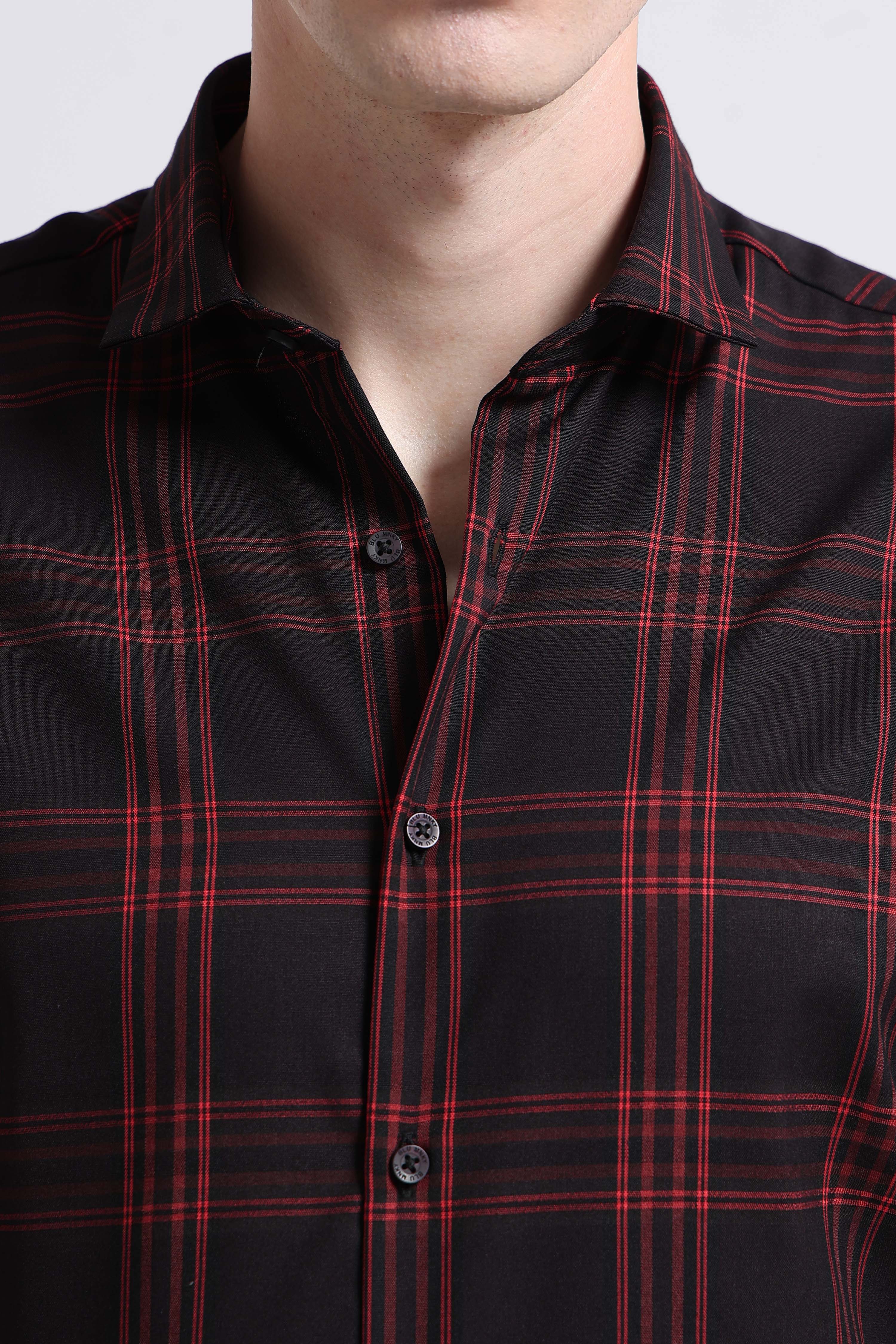 Men Multi Checked Slim Fit Shirt