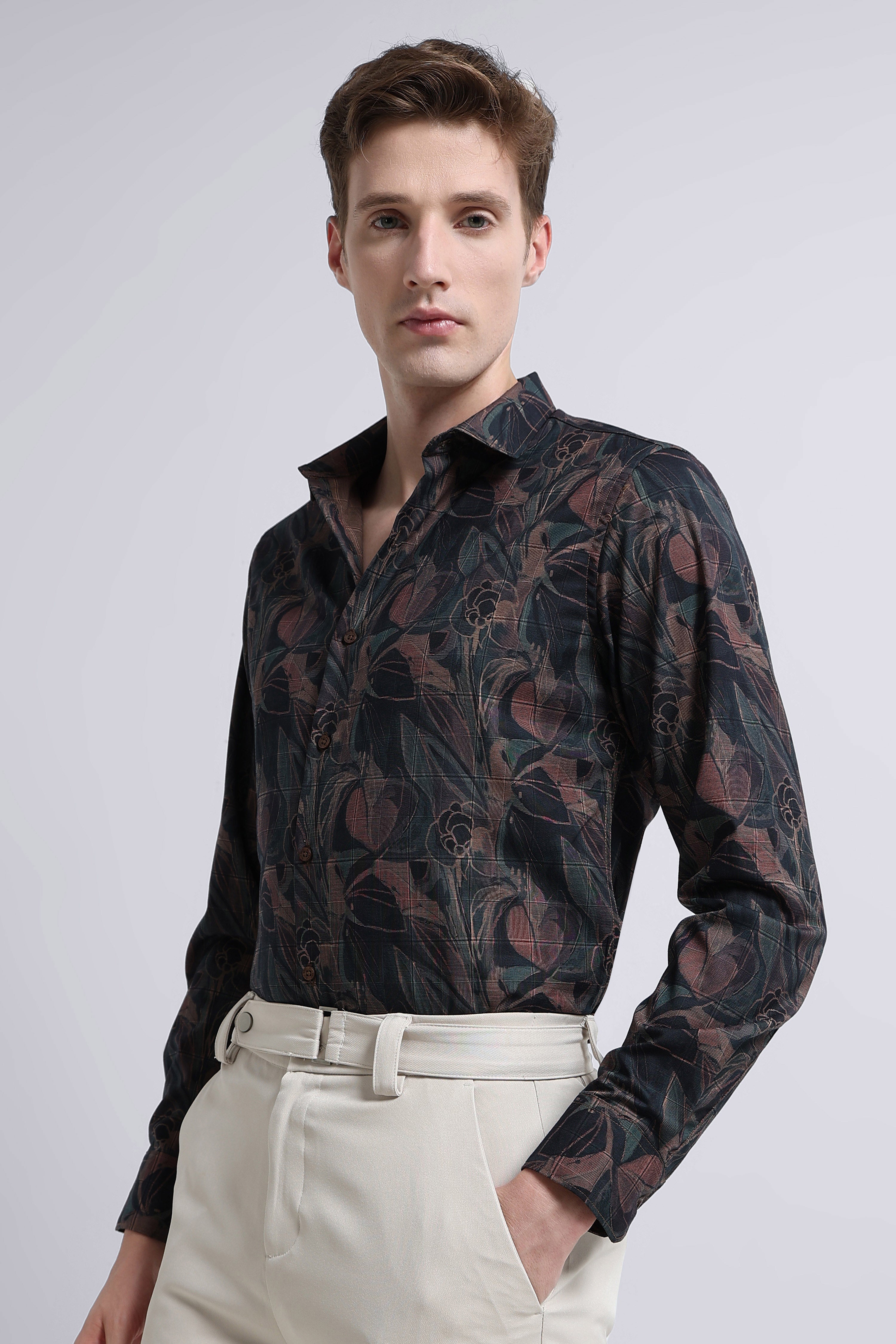 Men Multi Digital Print Shirt