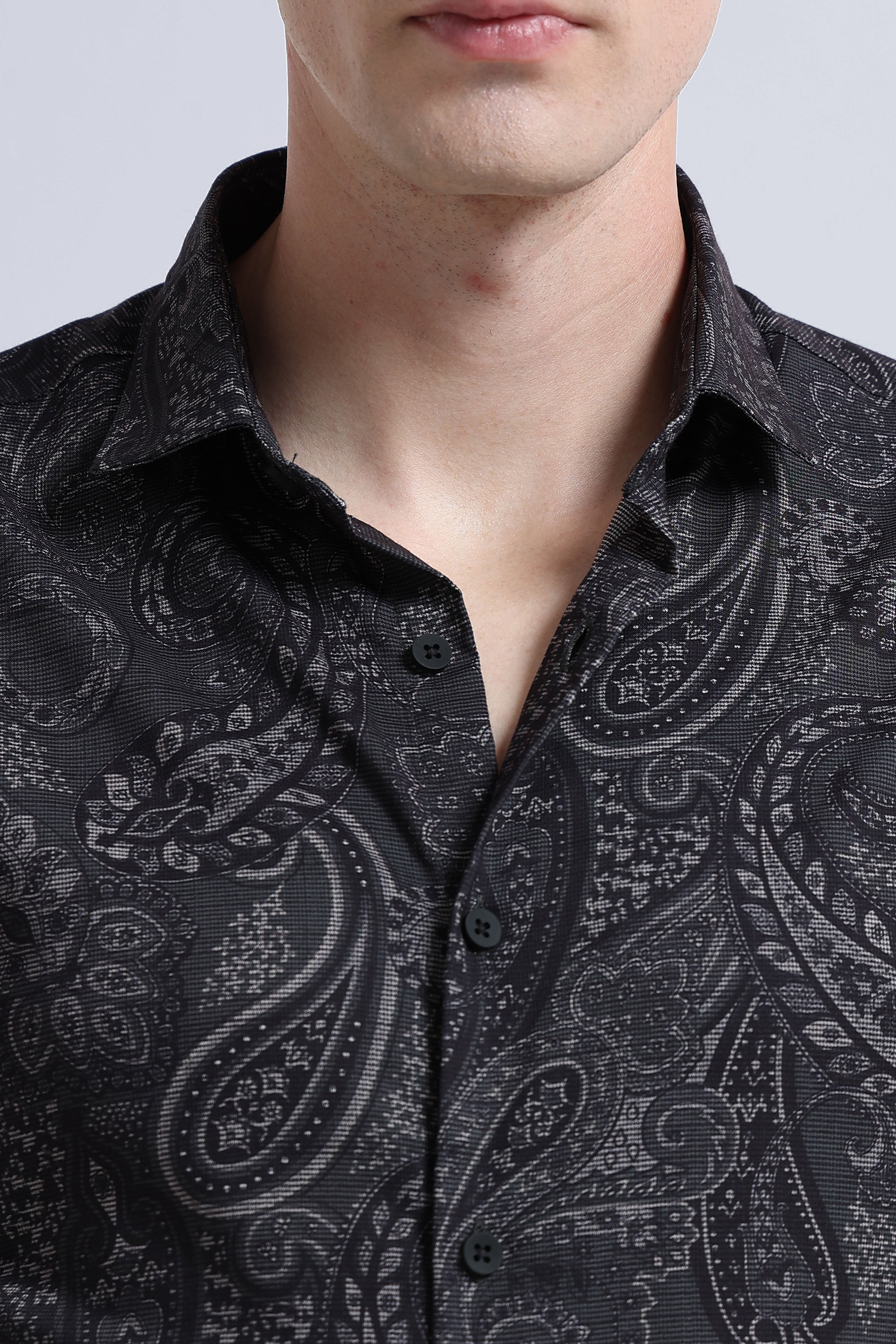 Men Multi Printed Cotton Blend Shirt