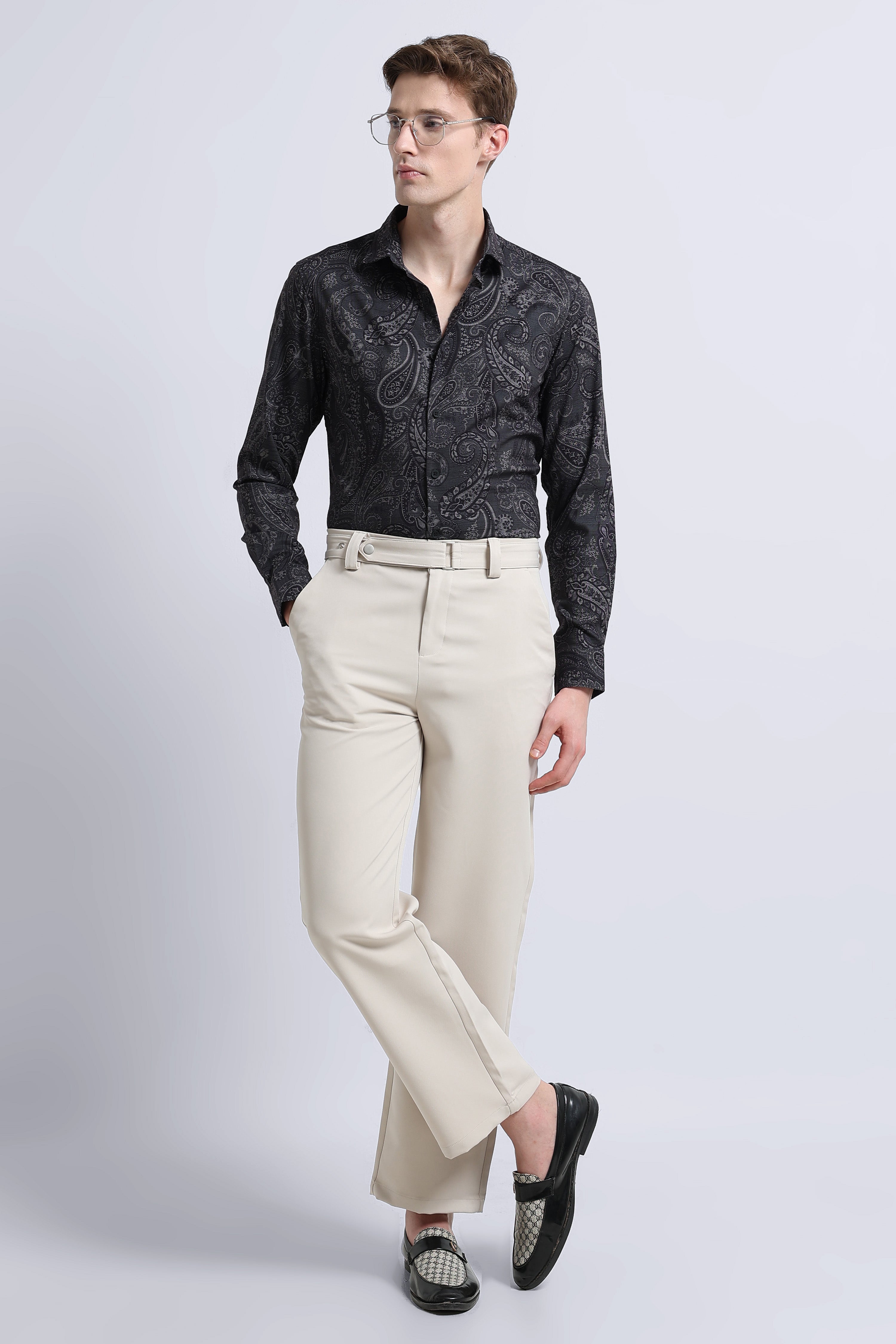 Men Multi Printed Cotton Blend Shirt