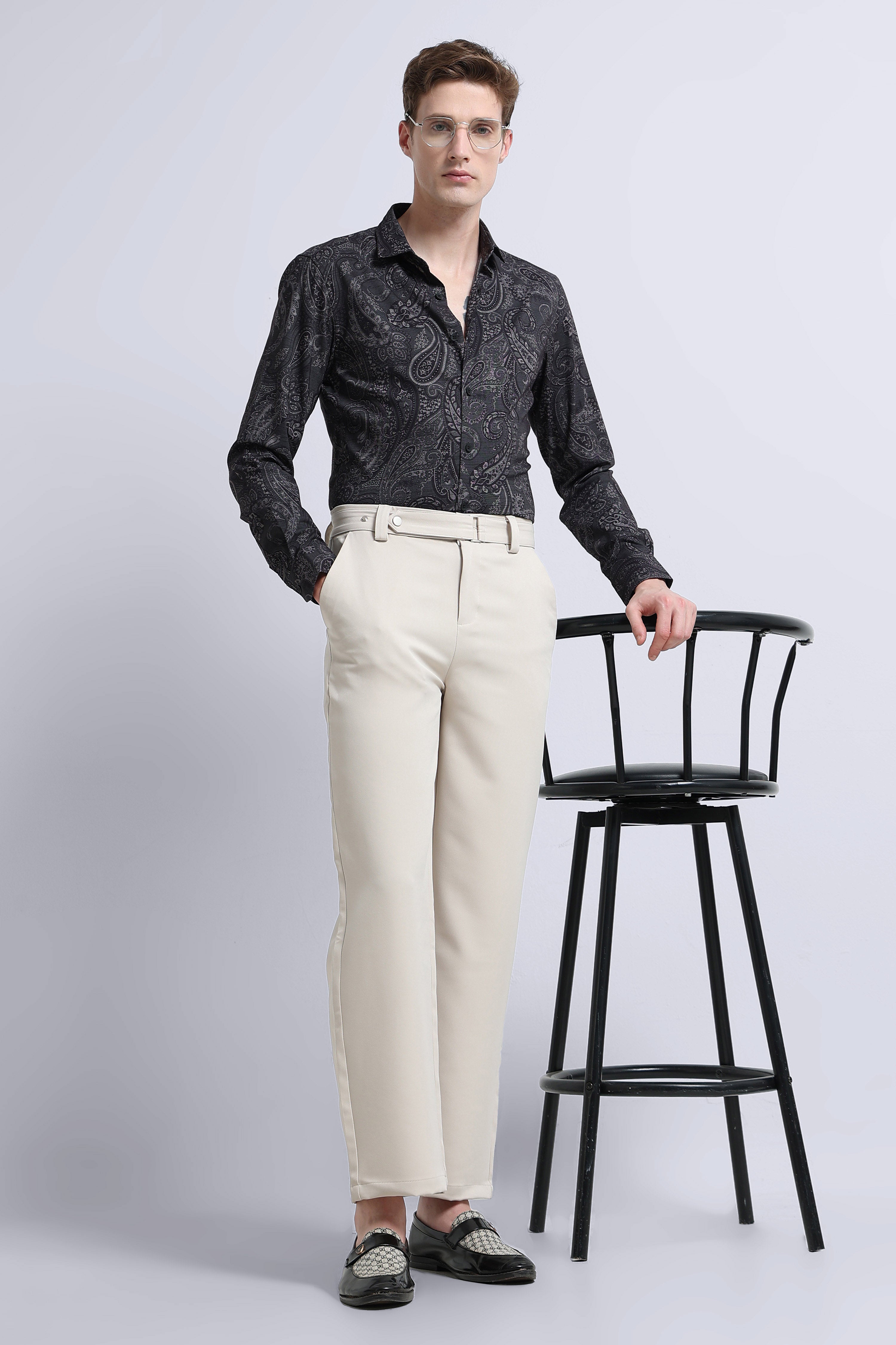 Men Multi Printed Cotton Blend Shirt