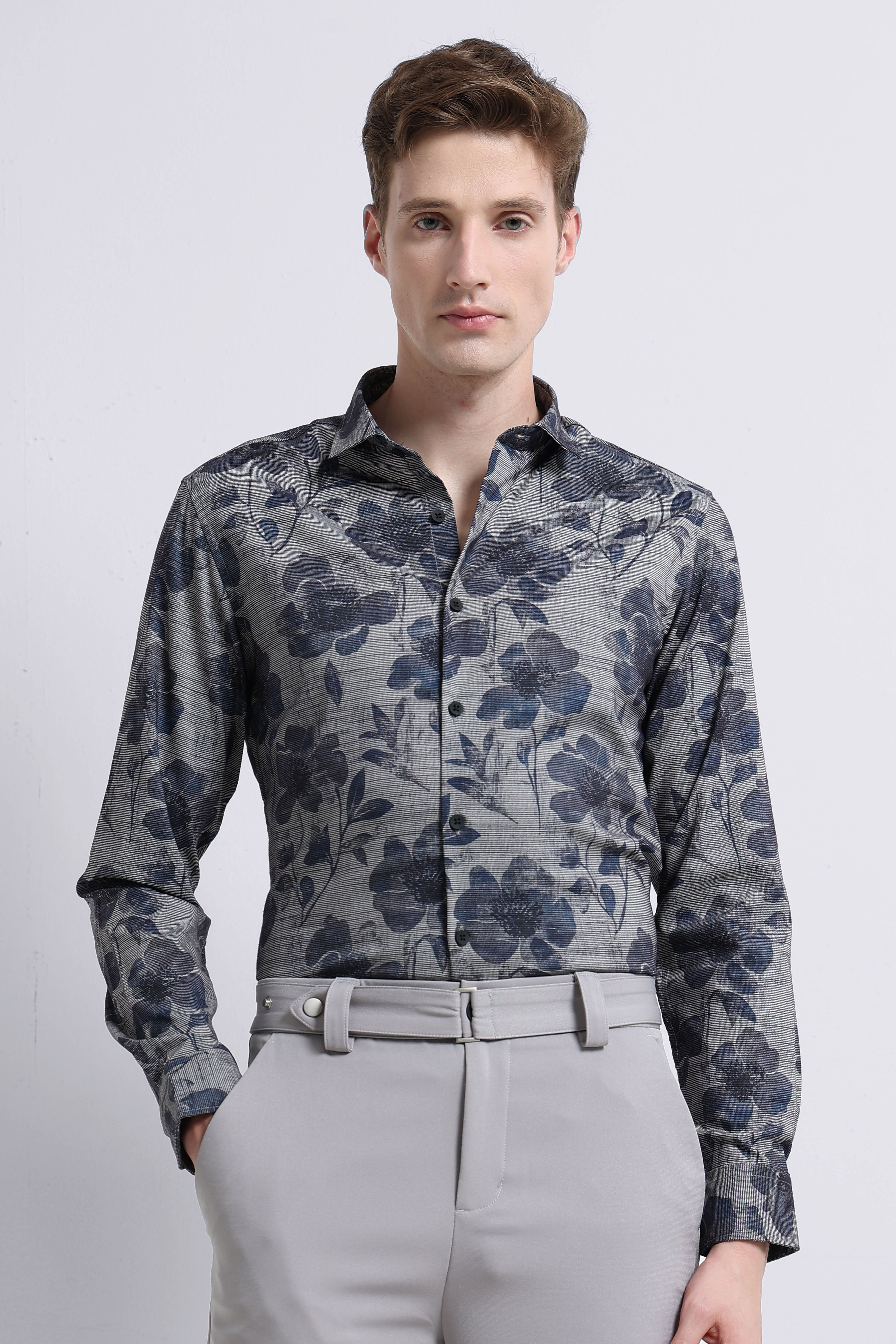 Men Multi Printed Cotton Blend Shirt