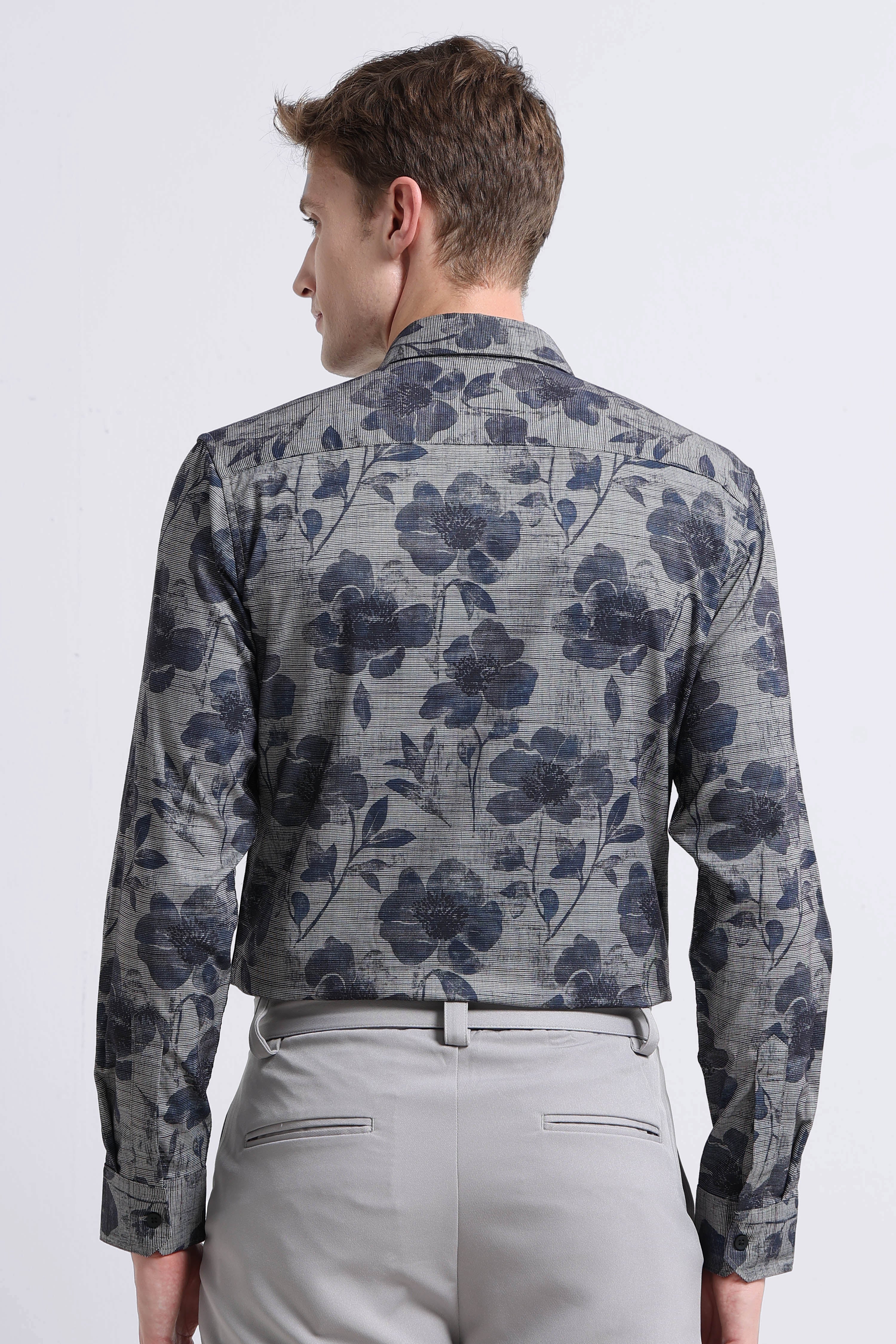 Men Multi Printed Cotton Blend Shirt