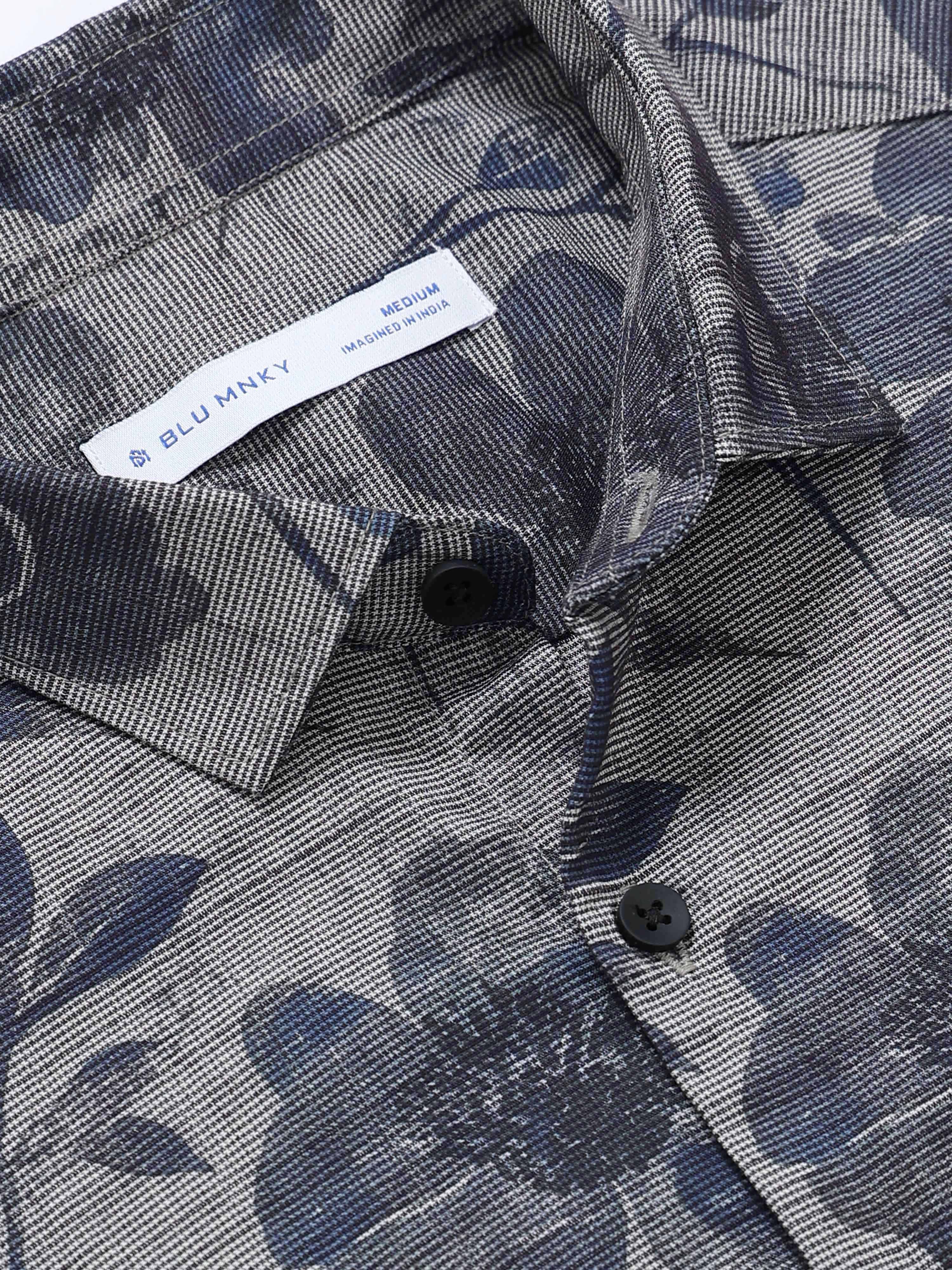 Men Multi Printed Cotton Blend Shirt