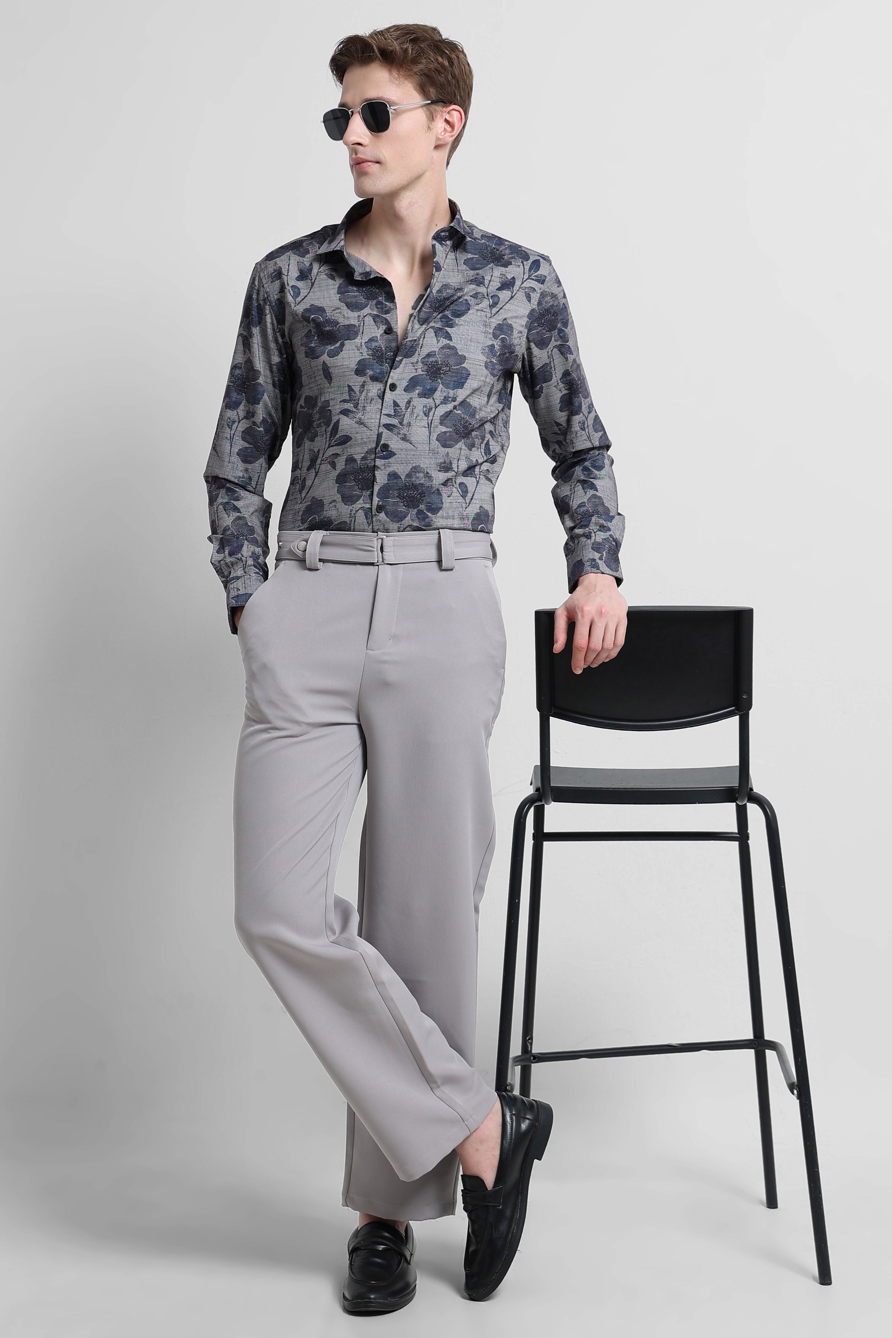 Men Multi Printed Cotton Blend Shirt