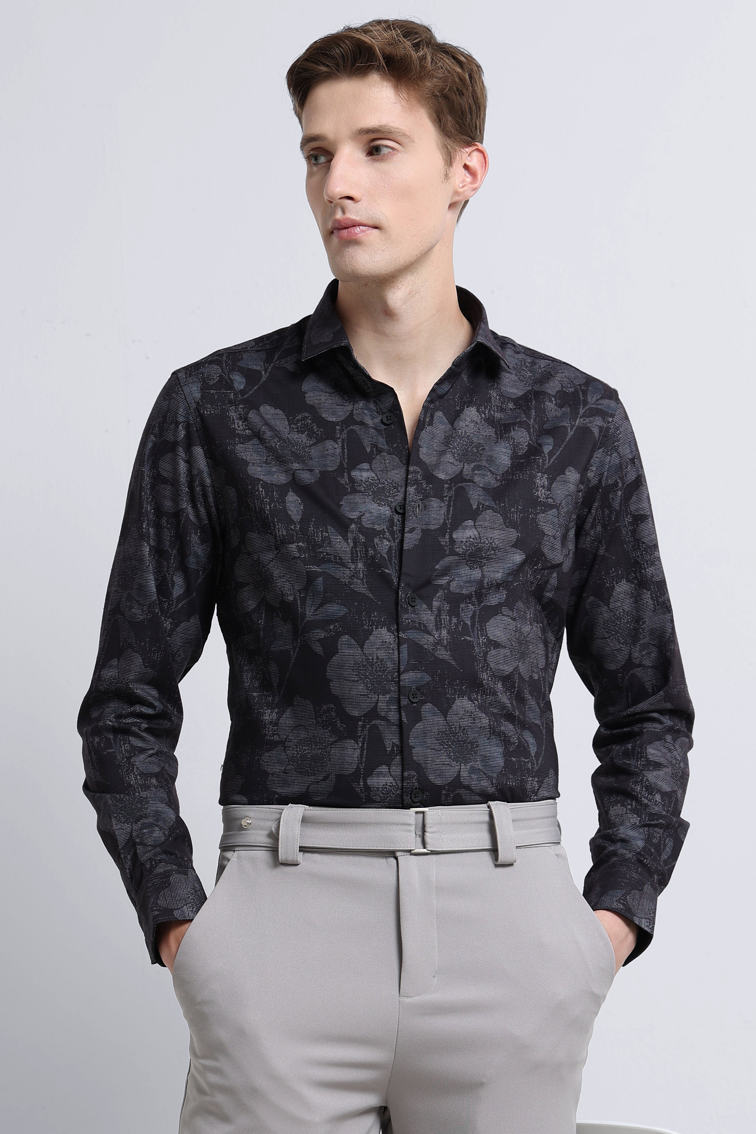 Men Multi Printed Cotton Blend Shirt