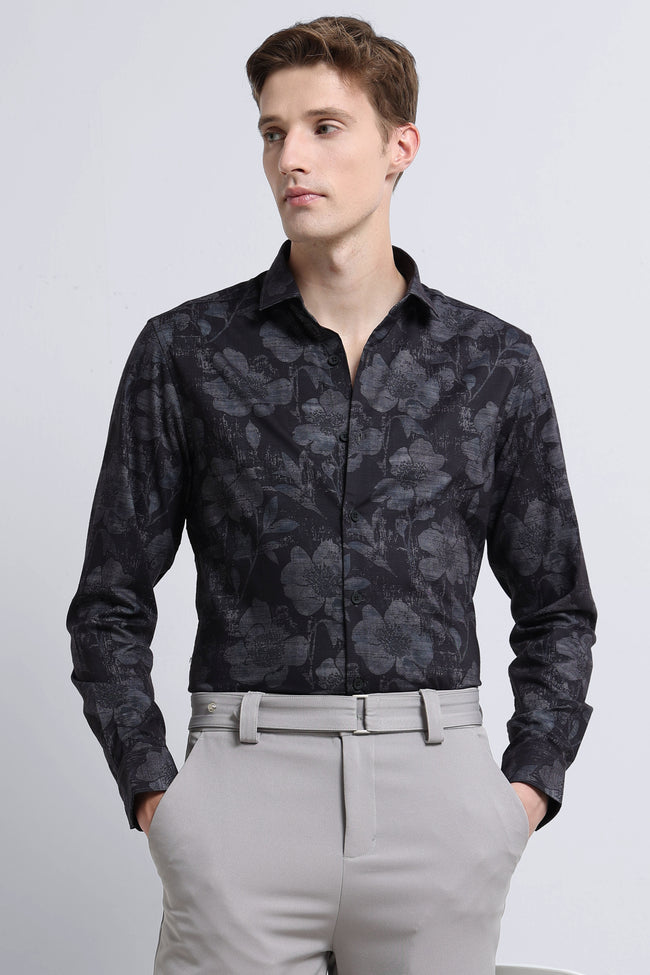 Men Multi Printed Cotton Blend Shirt