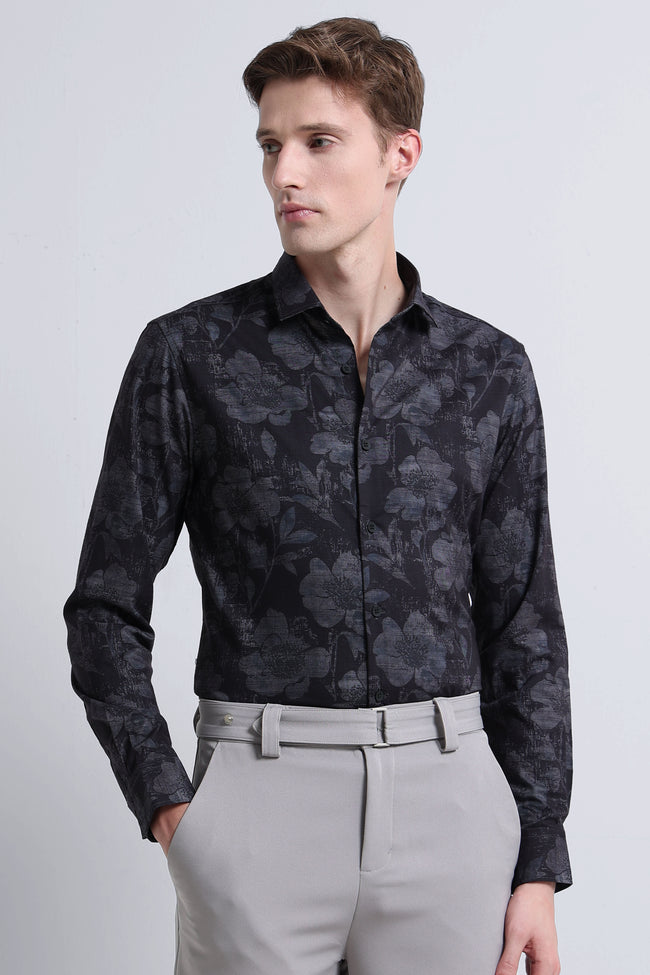 Men Multi Printed Cotton Blend Shirt