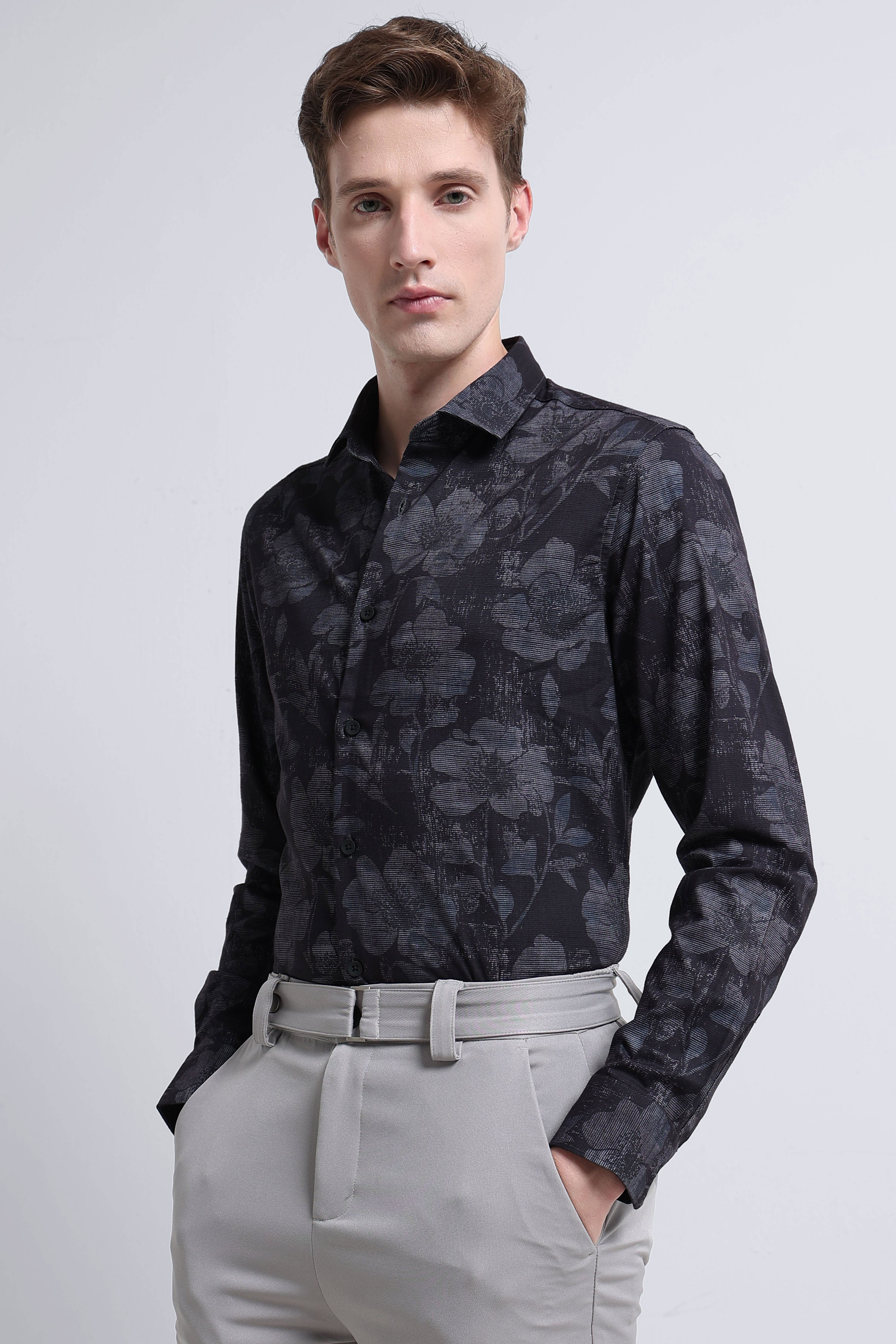 Men Multi Printed Cotton Blend Shirt