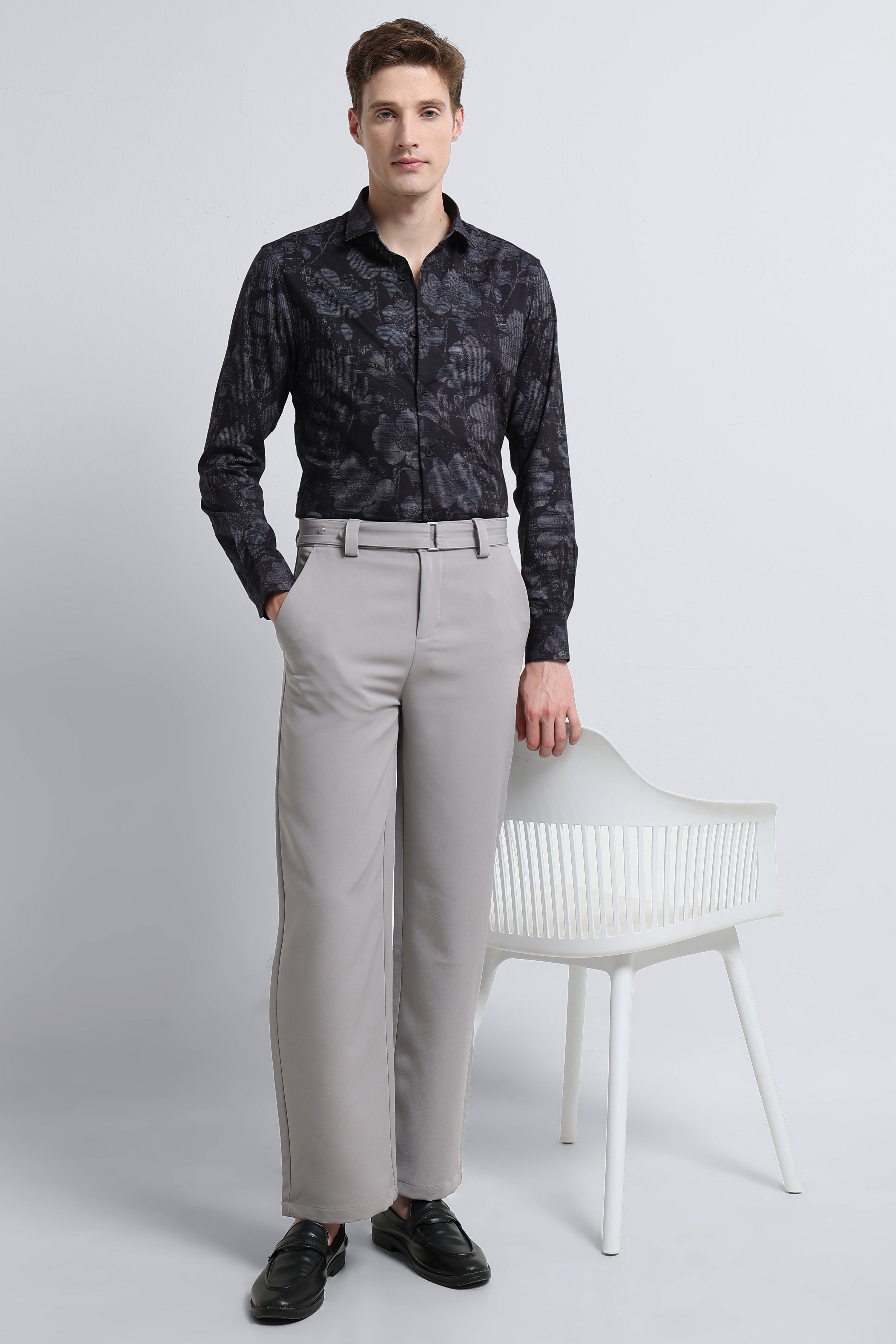 Men Multi Printed Cotton Blend Shirt