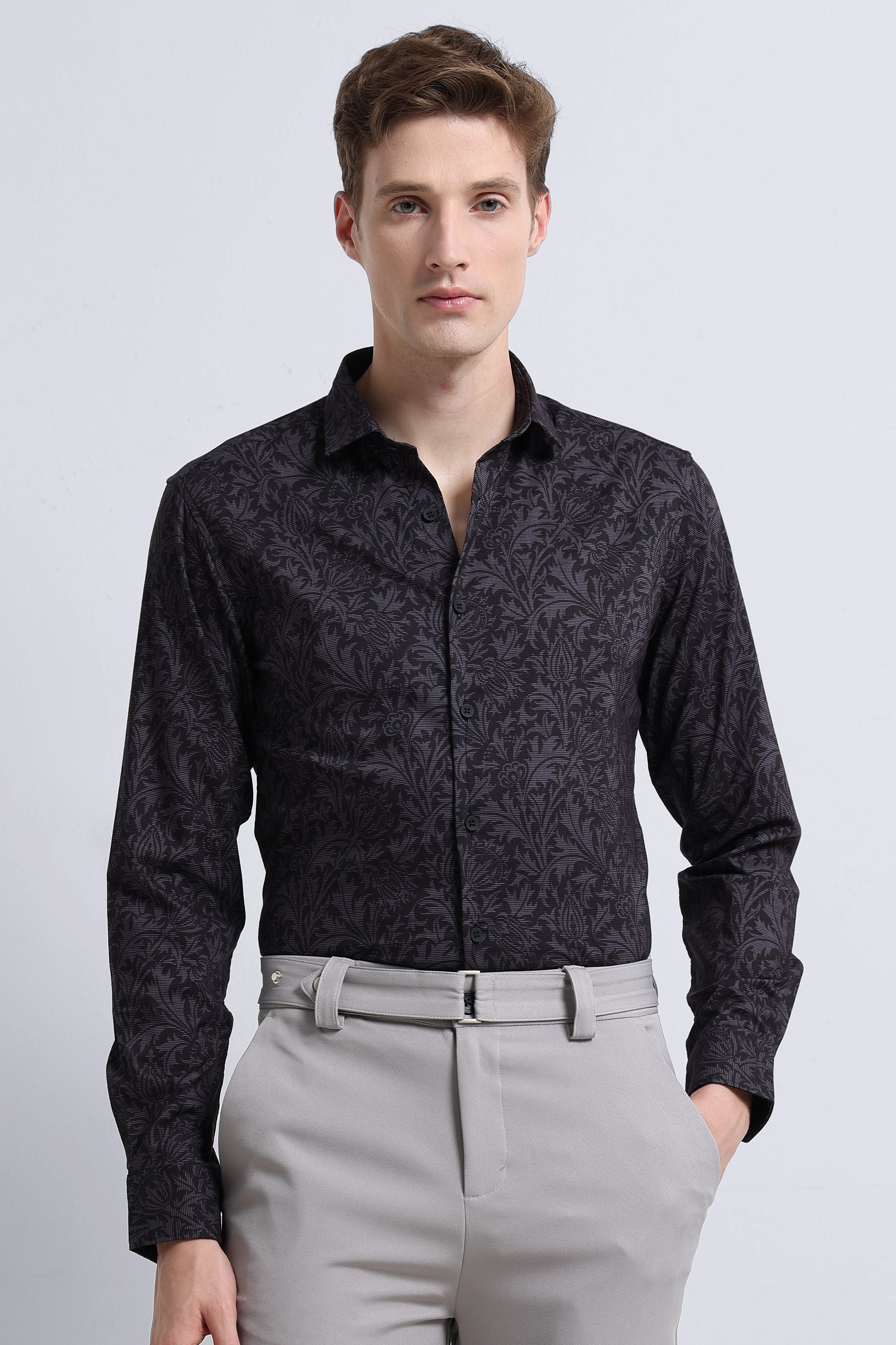 Men Multi Printed Cotton Blend Shirt