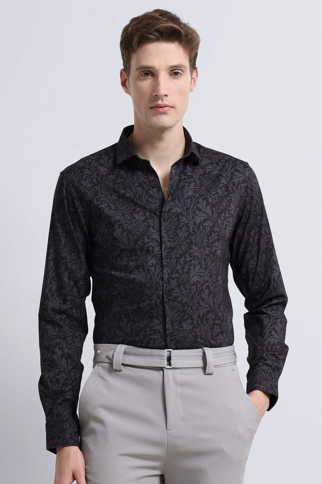 Men Multi Printed Cotton Blend Shirt