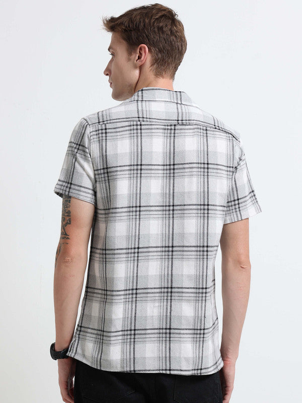 Men Grey Casual Shirt