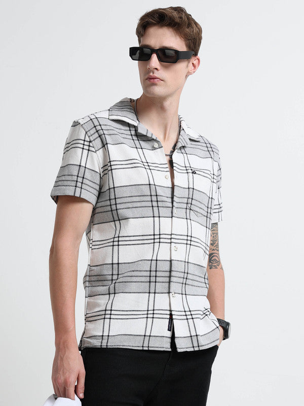 Men Grey Casual Shirt