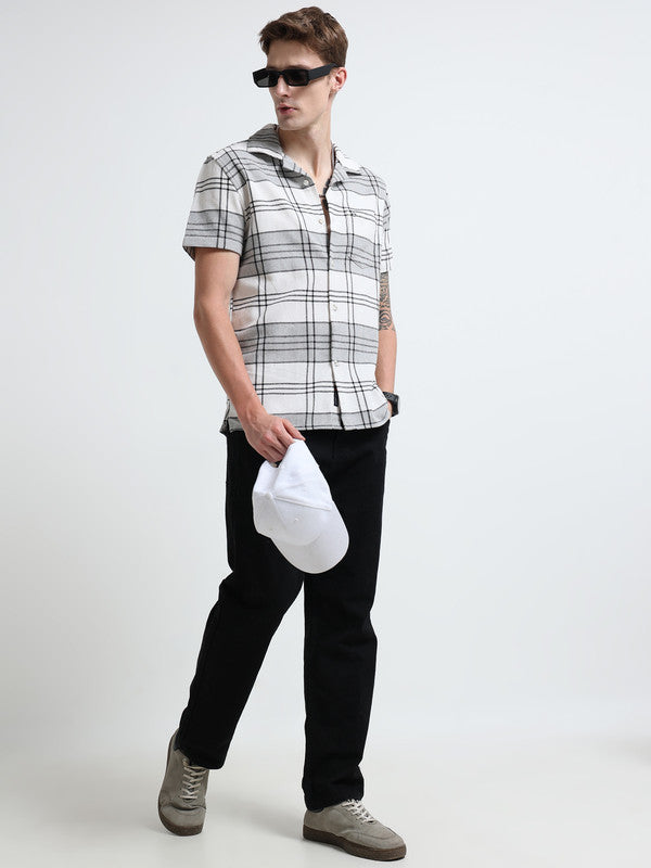 Men Grey Casual Shirt
