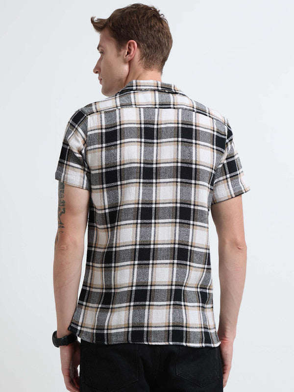 Men Beige Casual Shirt