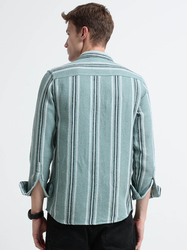 Men Green Casual Shirt