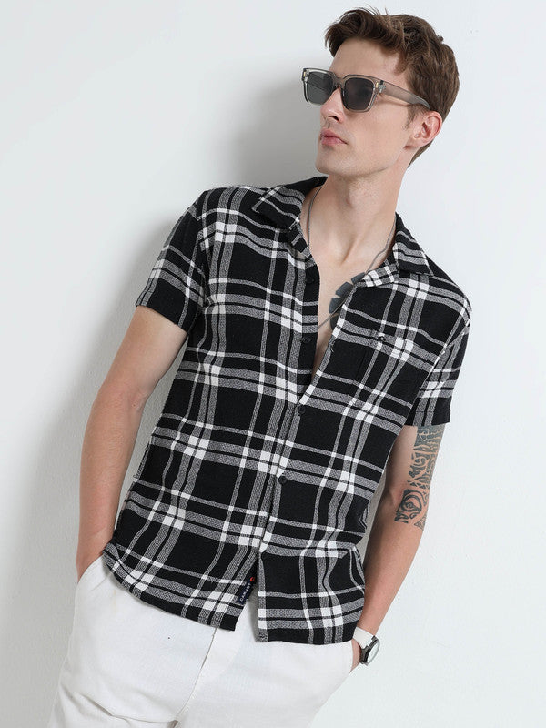Men Black Casual Shirt