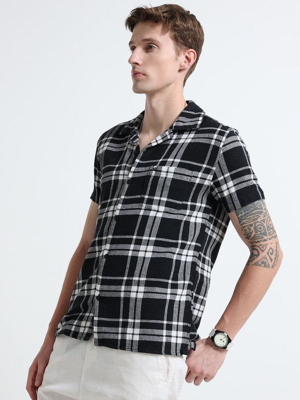 Men Black Casual Shirt