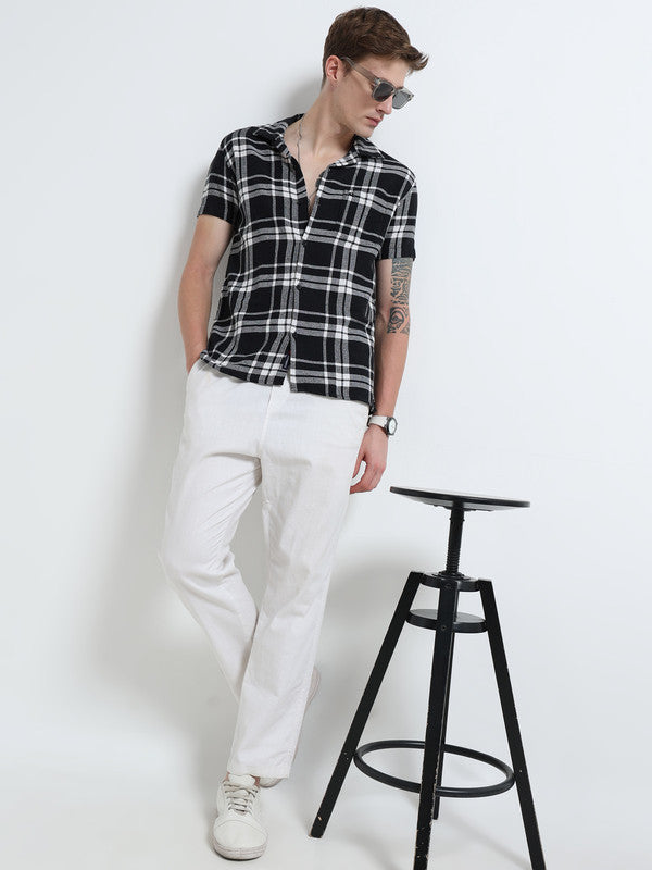 Men Black Casual Shirt