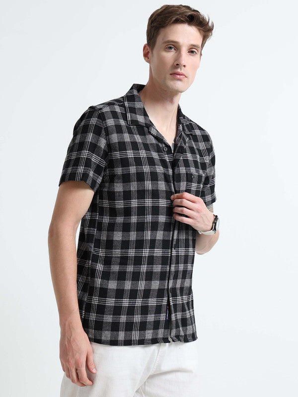 Men Black Casual Shirt