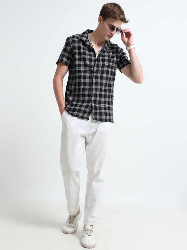 Men Black Casual Shirt