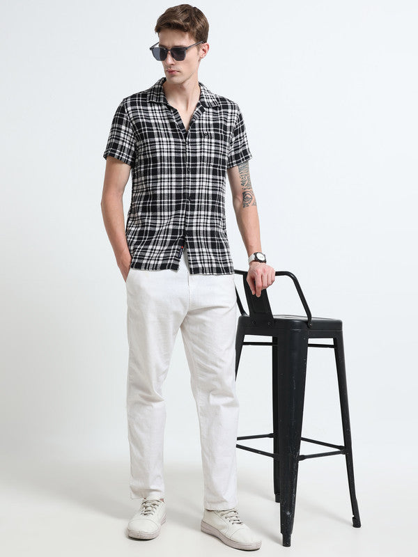 Men Black Casual Shirt
