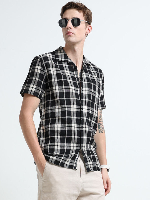 Men Black Casual Shirt