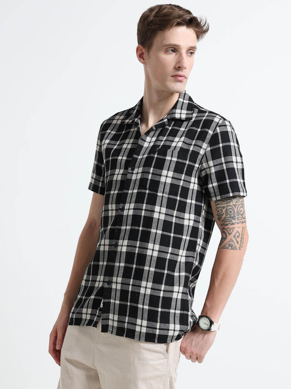 Men Black Casual Shirt