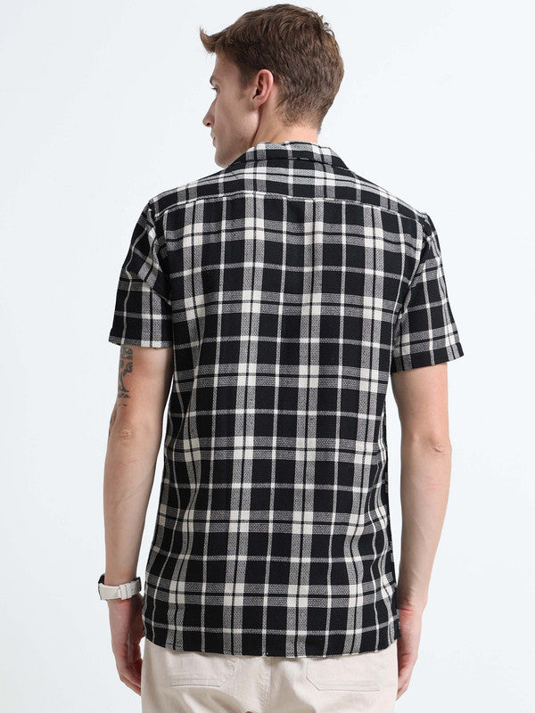 Men Black Casual Shirt