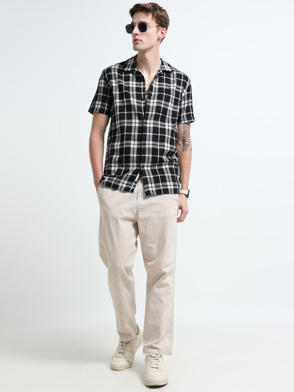 Men Black Casual Shirt