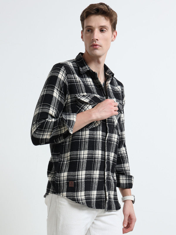 Men Black Casual Shirt