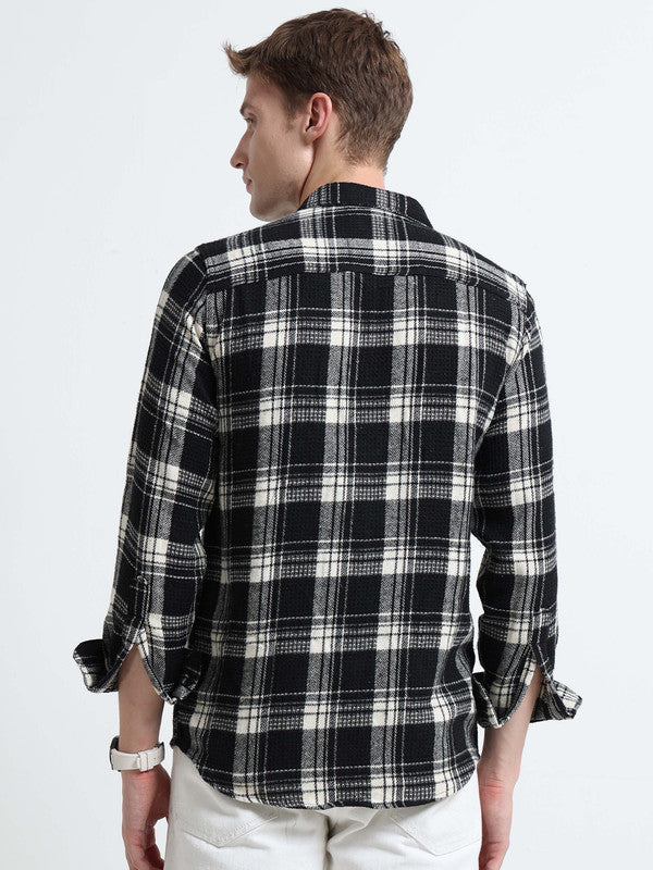 Men Black Casual Shirt