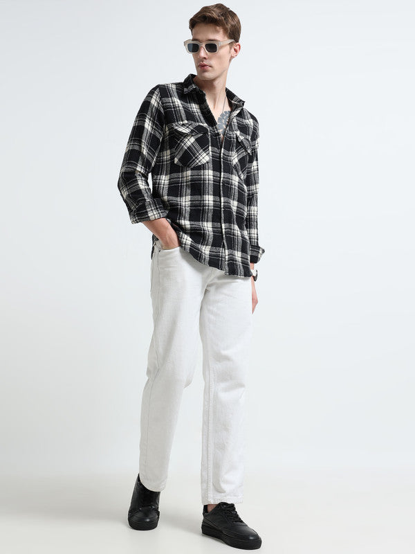 Men Black Casual Shirt