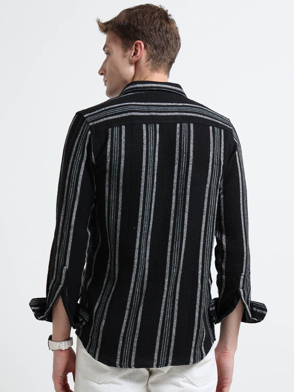Men Black Casual Shirt