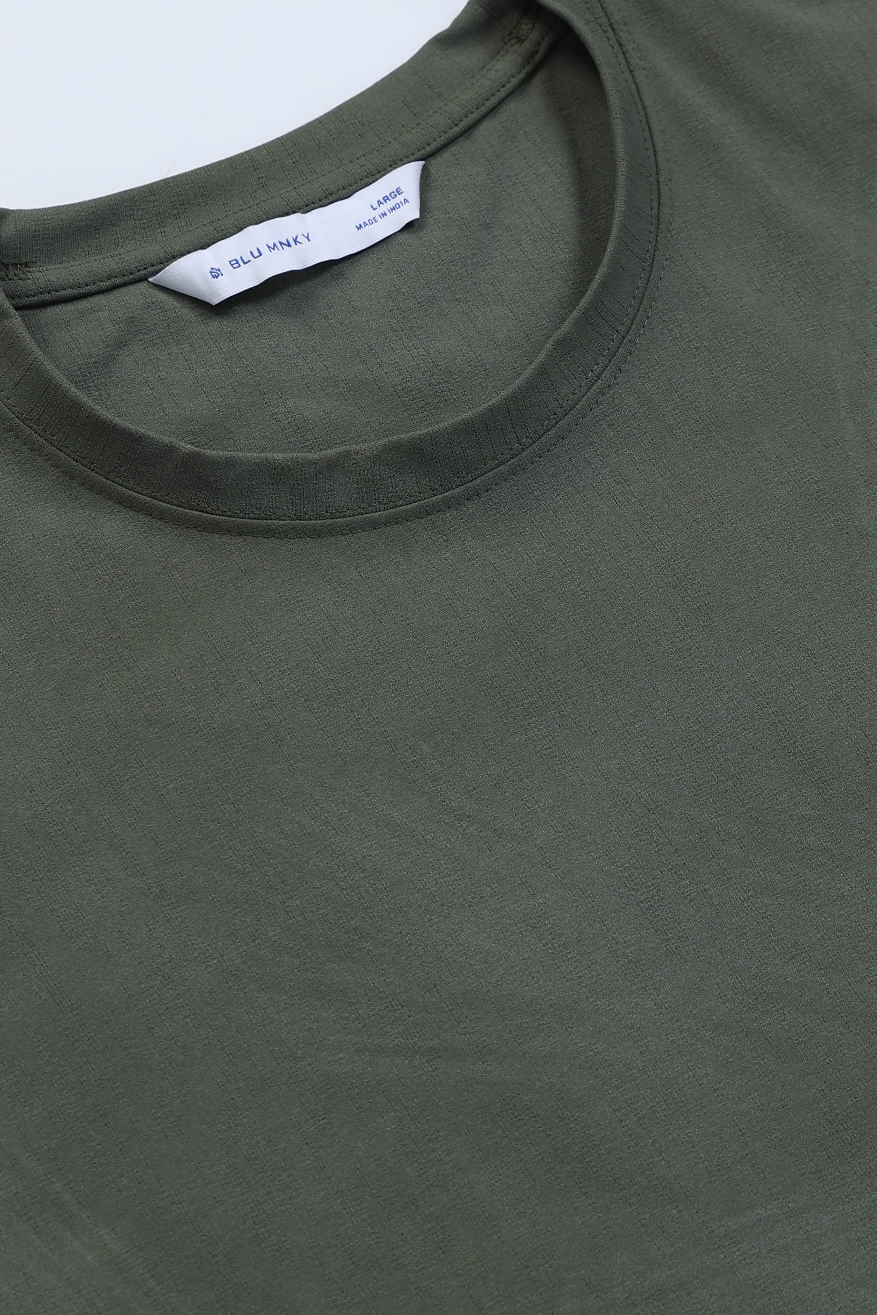 Men Green Oversized T-Shirt