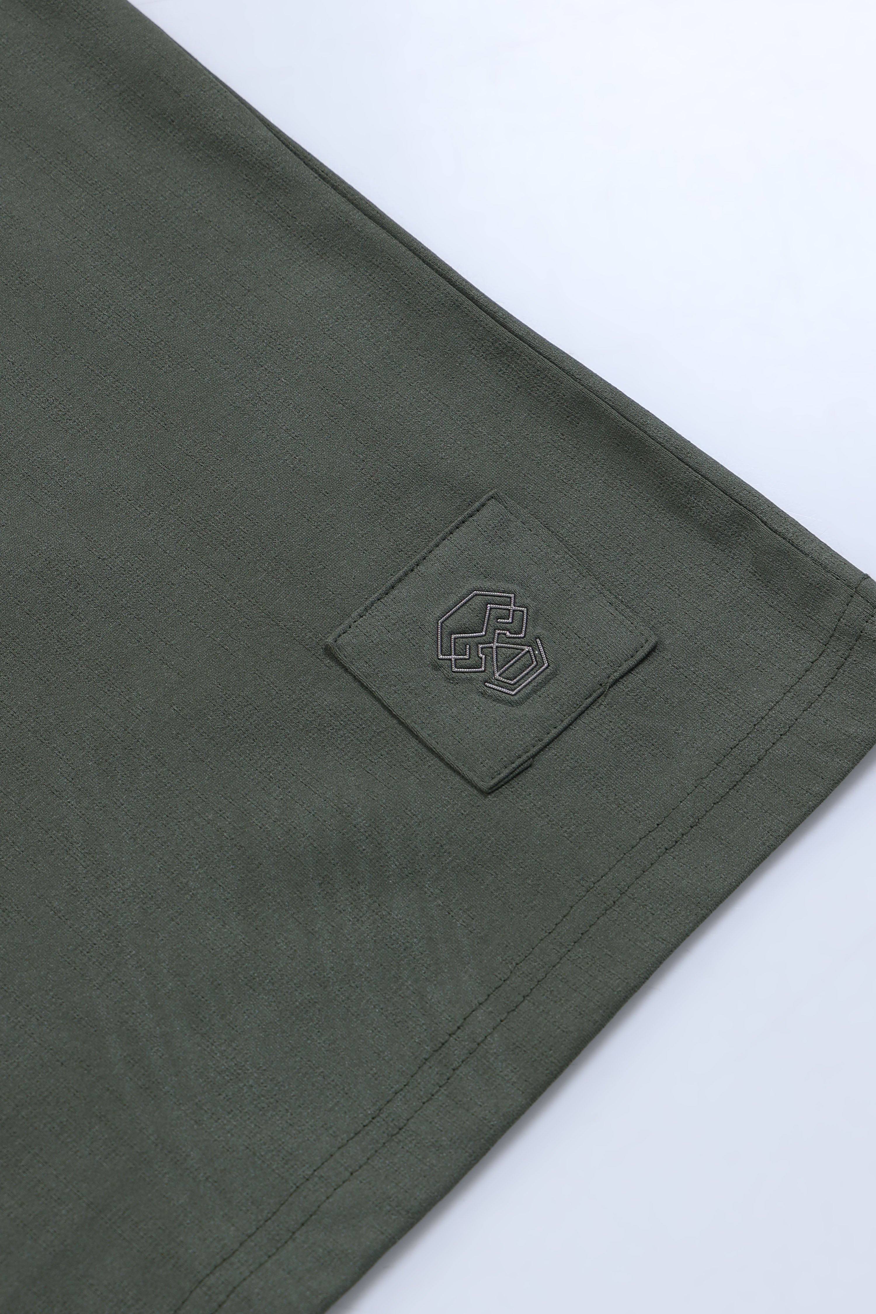 Men Green Oversized T-Shirt