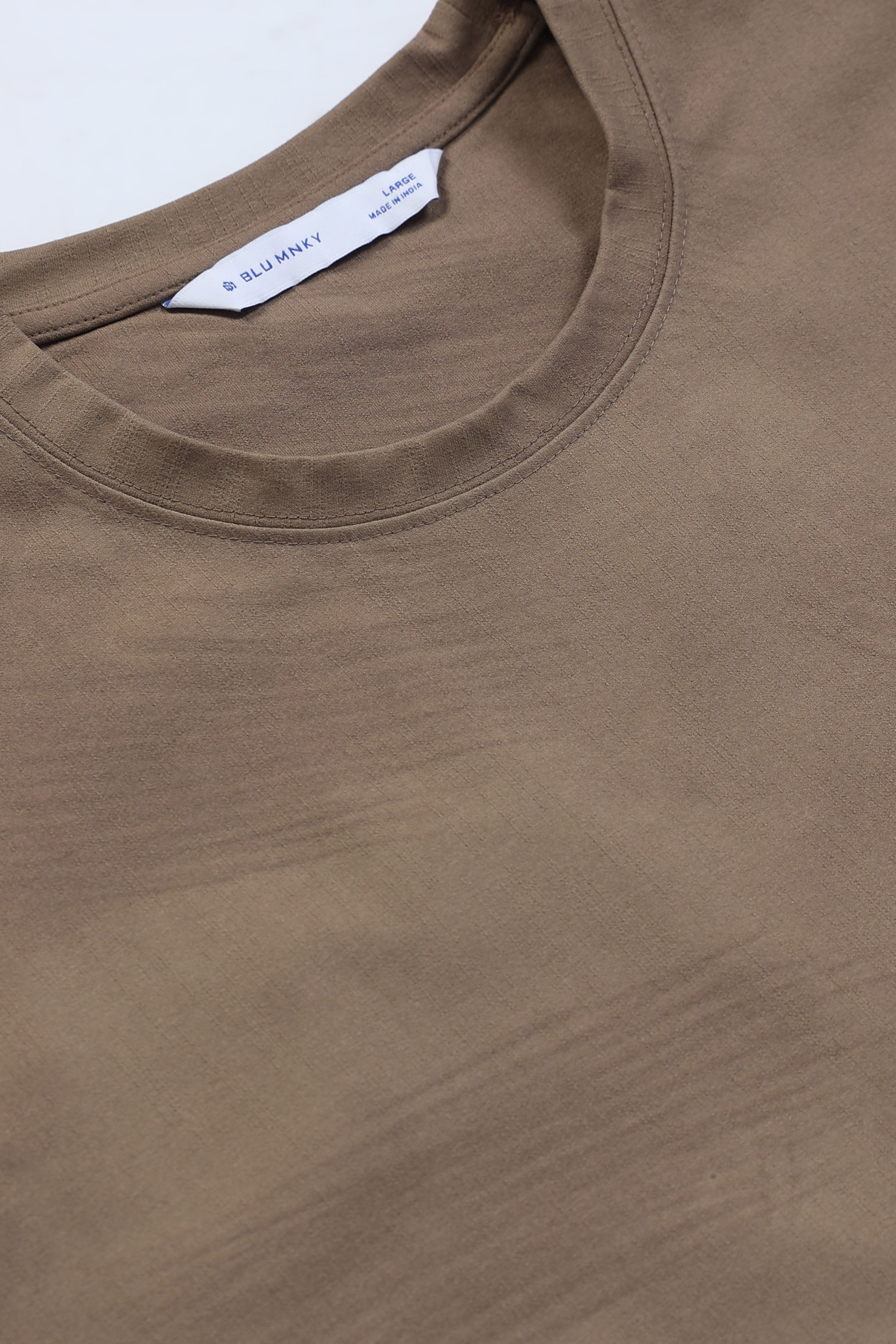 Men Khaki Oversized T-Shirt