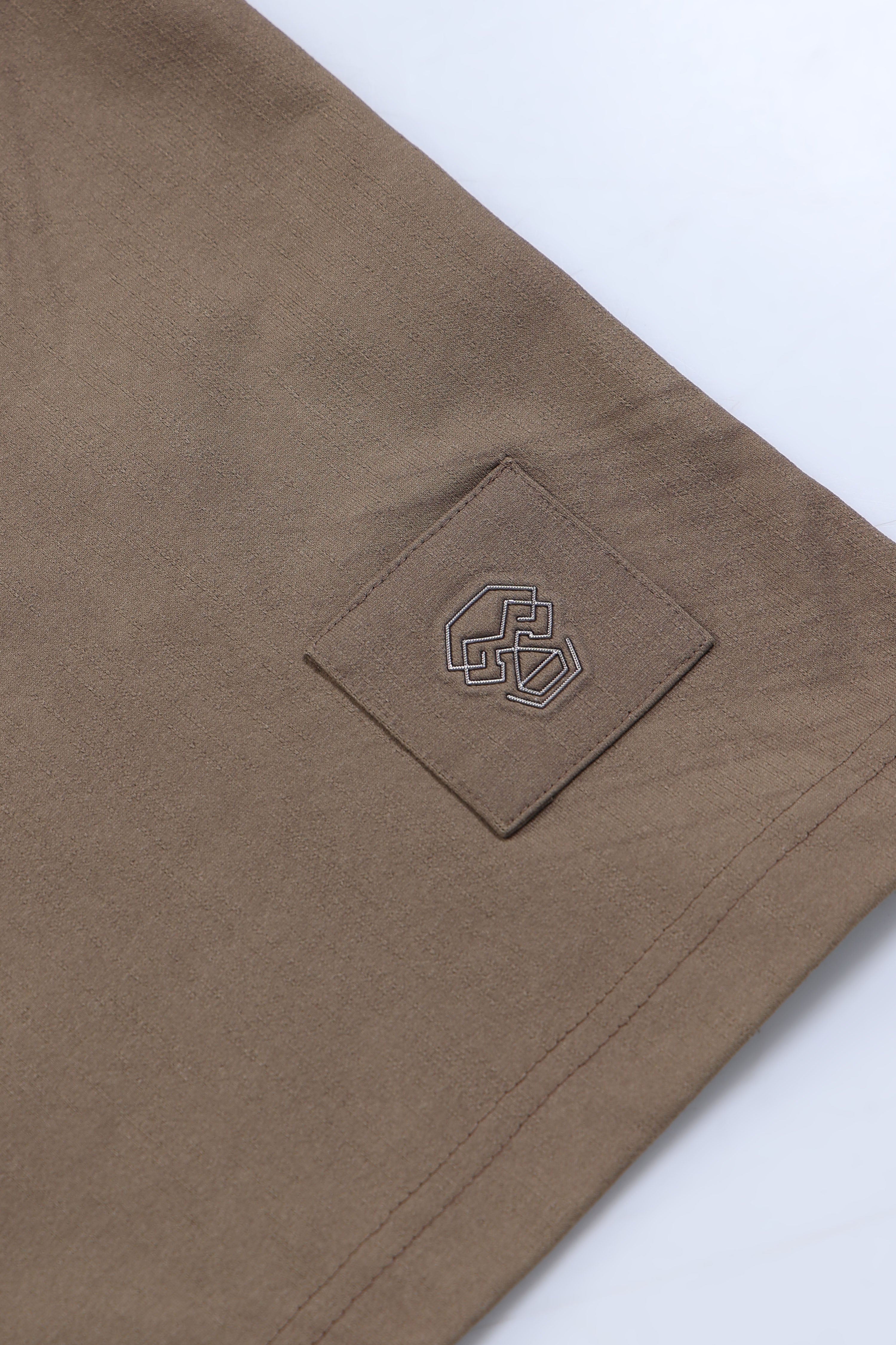 Men Khaki Oversized T-Shirt