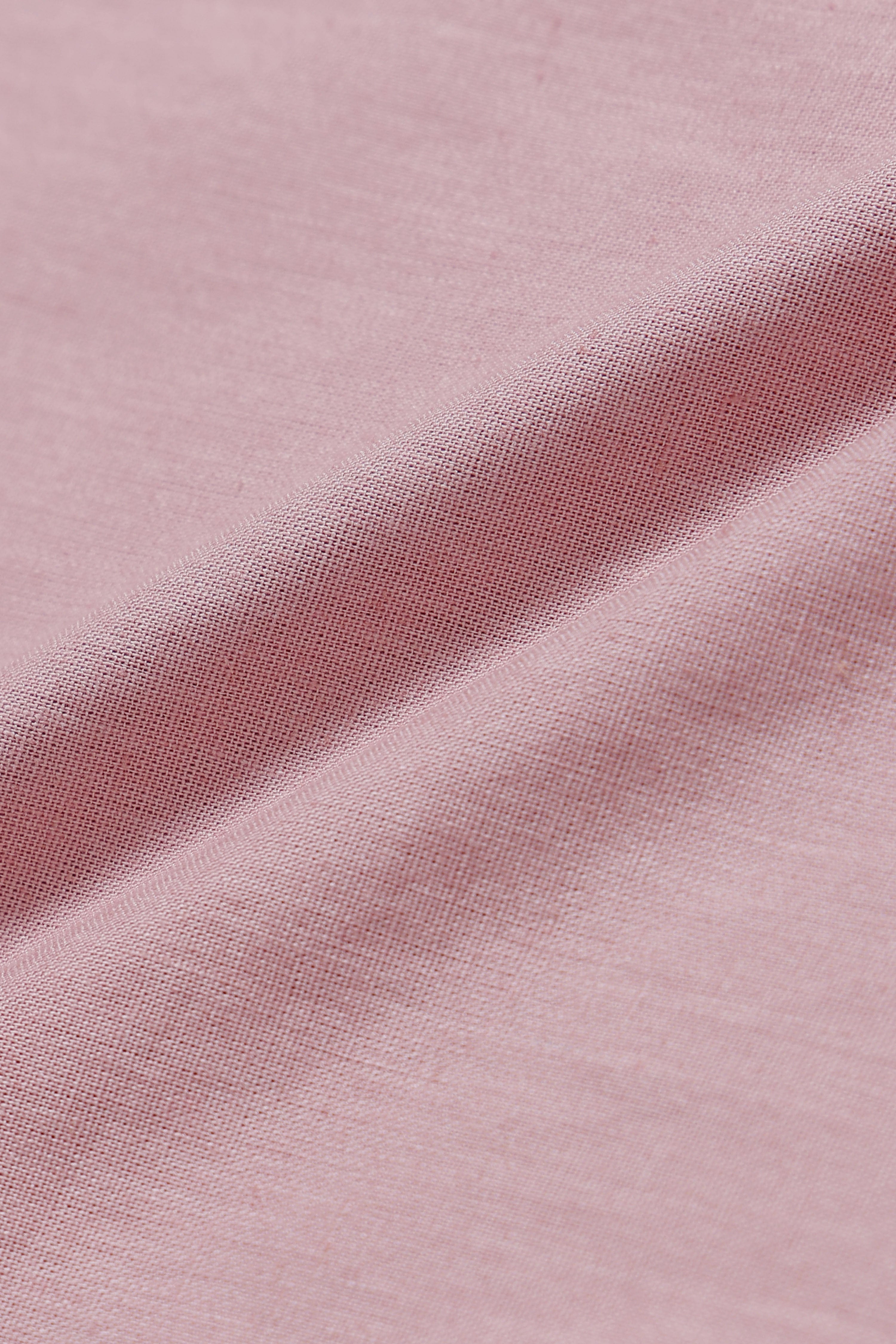 Men Peach Button-Down Shirt