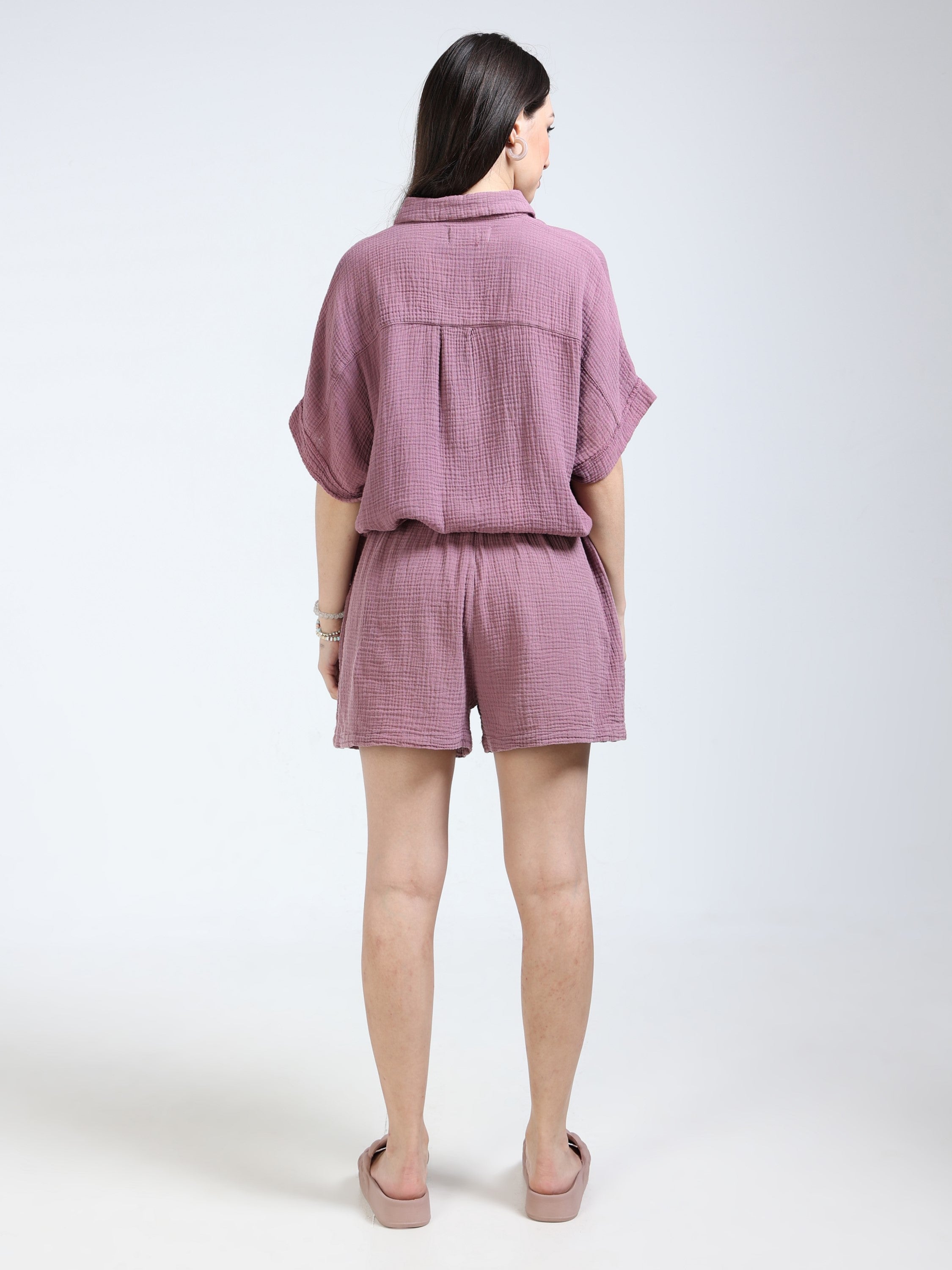 Women Cotton Washed Co-ord Set