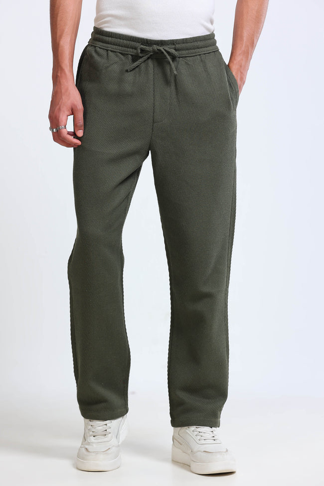 Men Green Everyday Trousers