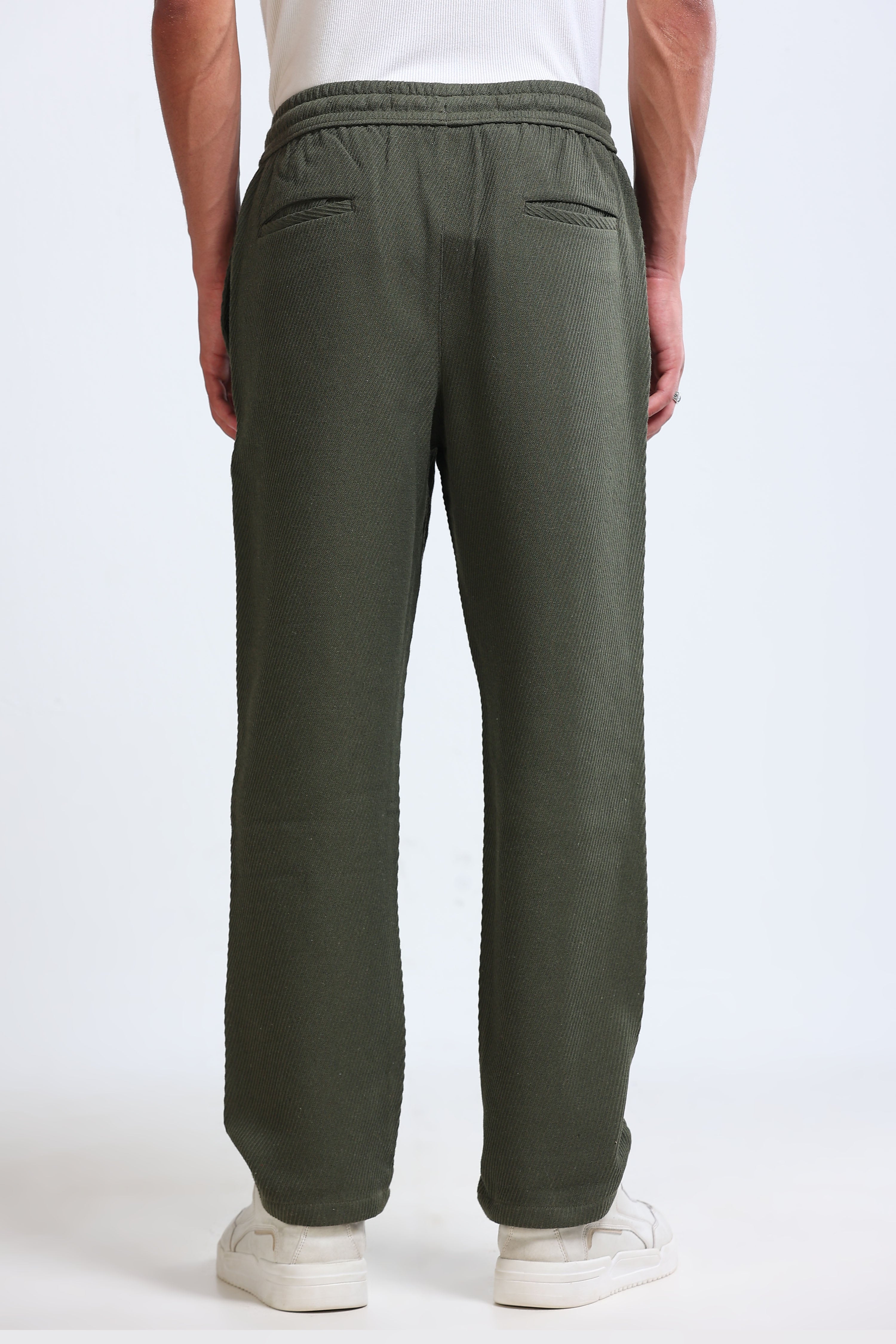 Men Green Everyday Trousers