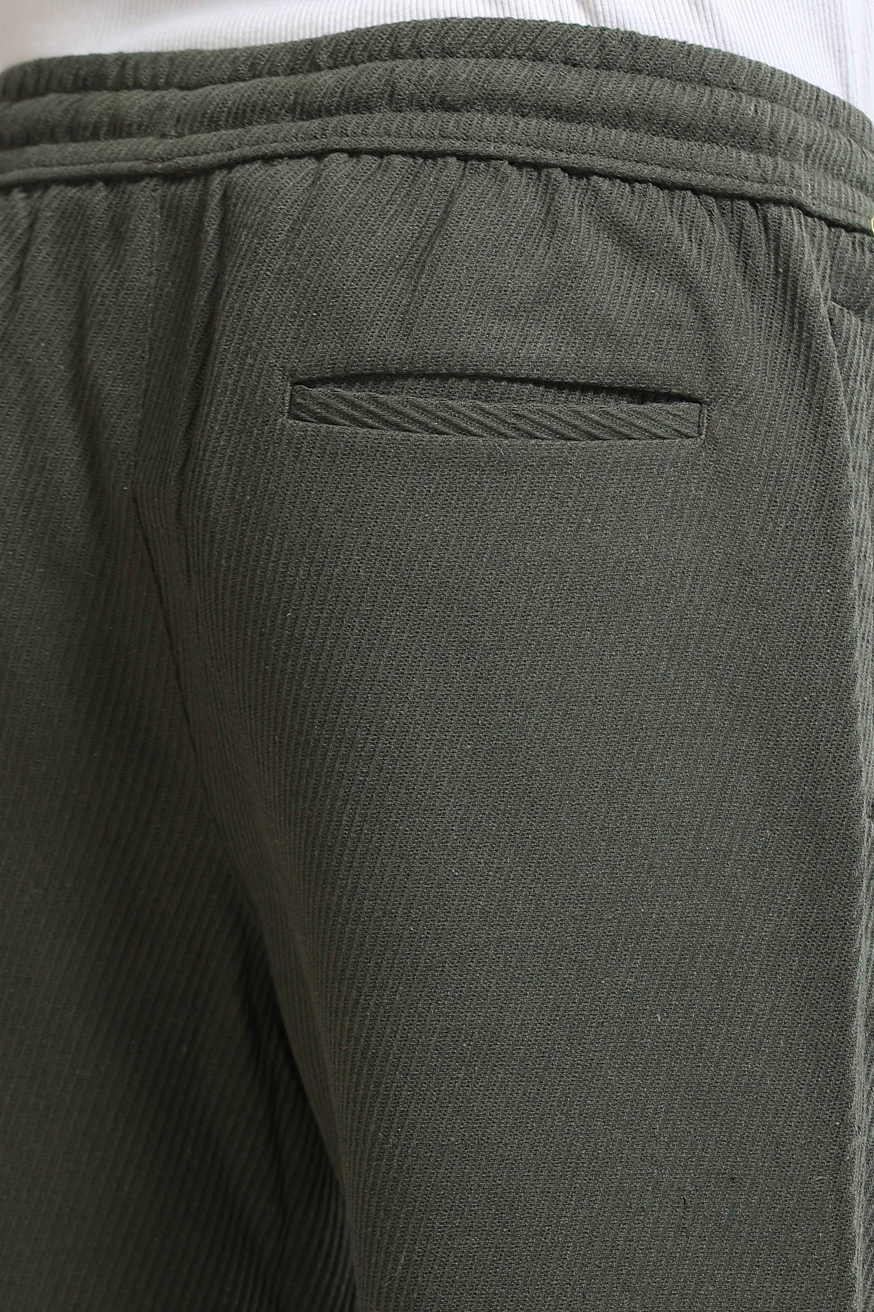 Men Green Everyday Trousers