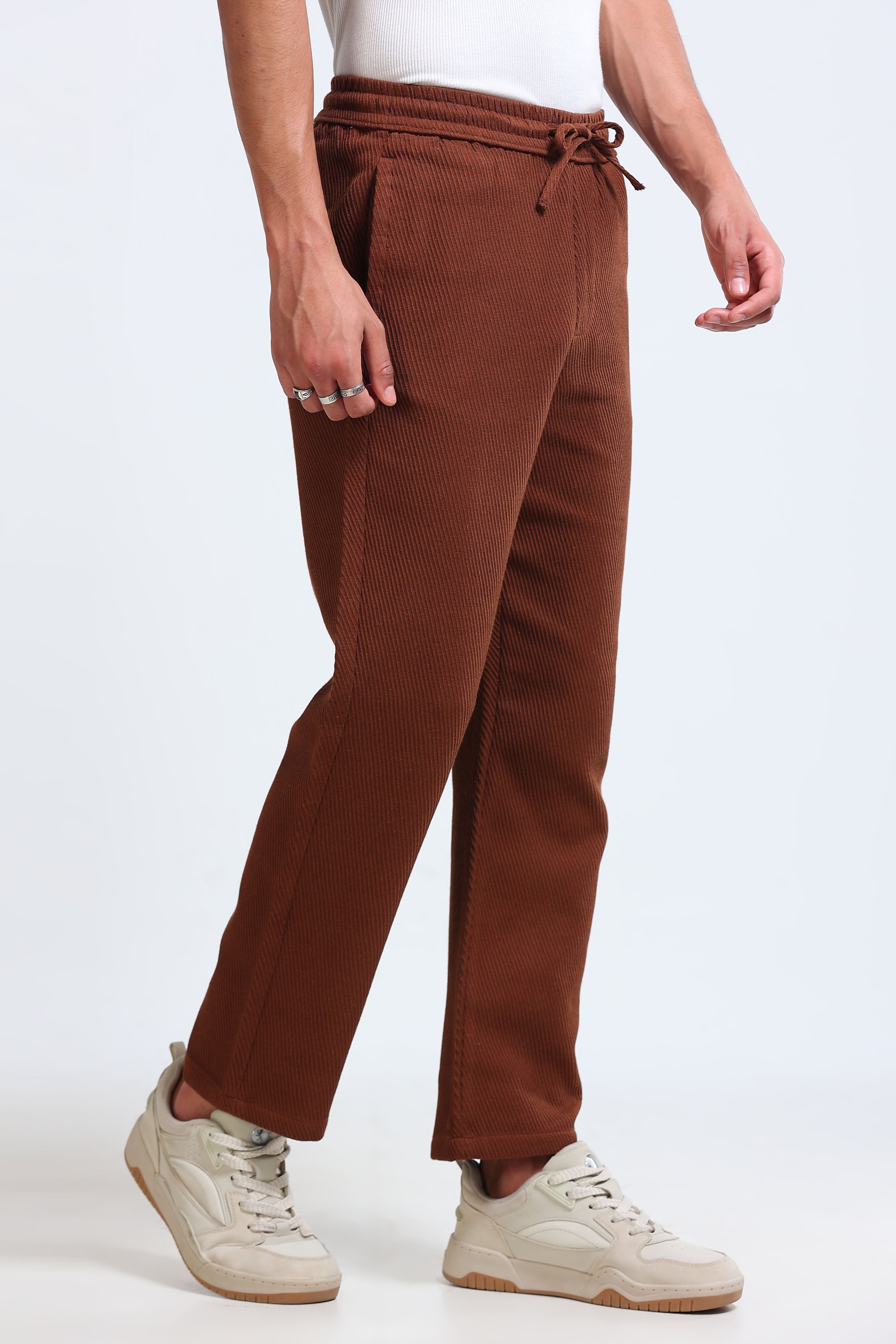 Men Brown Everyday Trousers