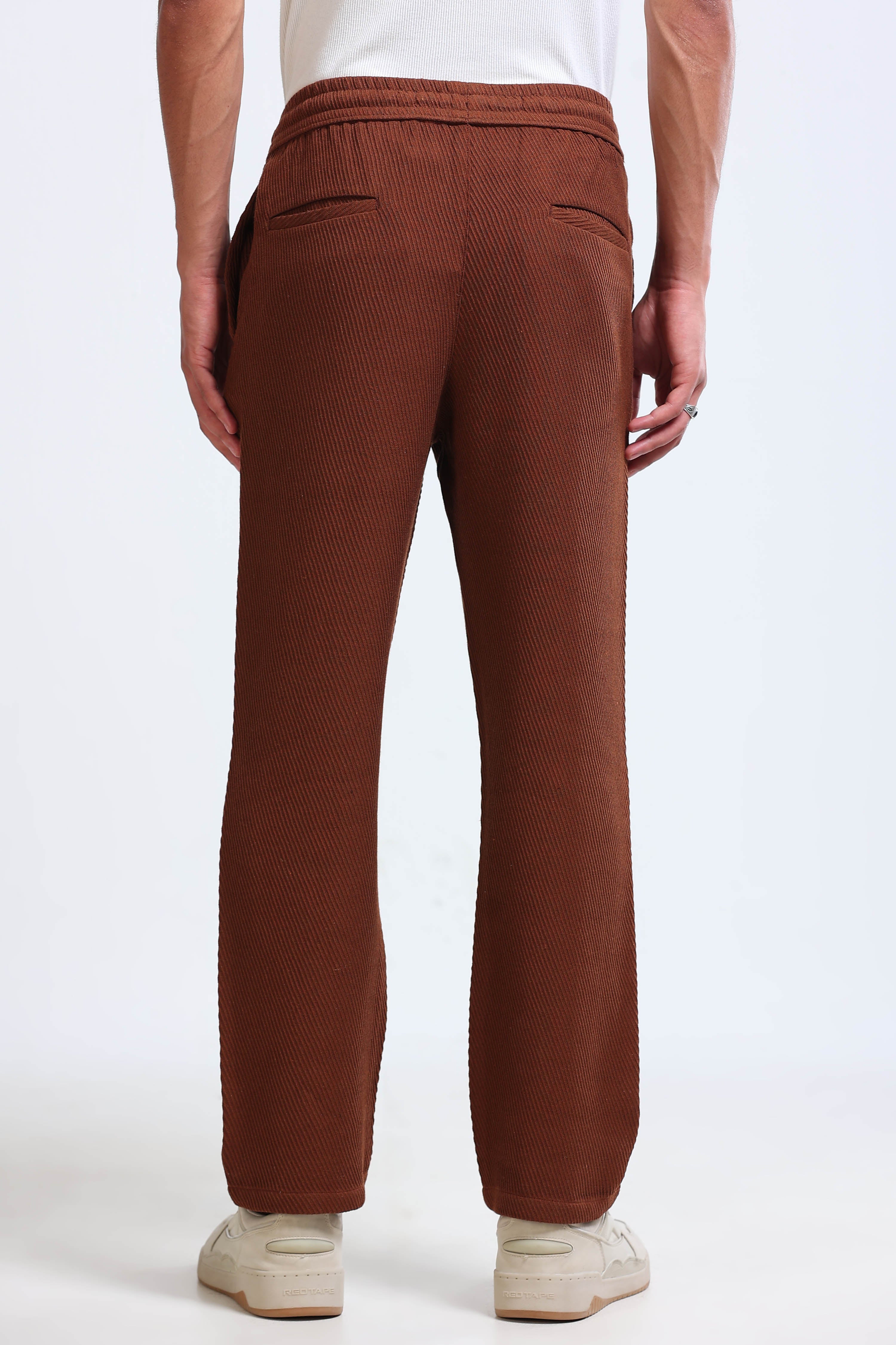 Men Brown Everyday Trousers