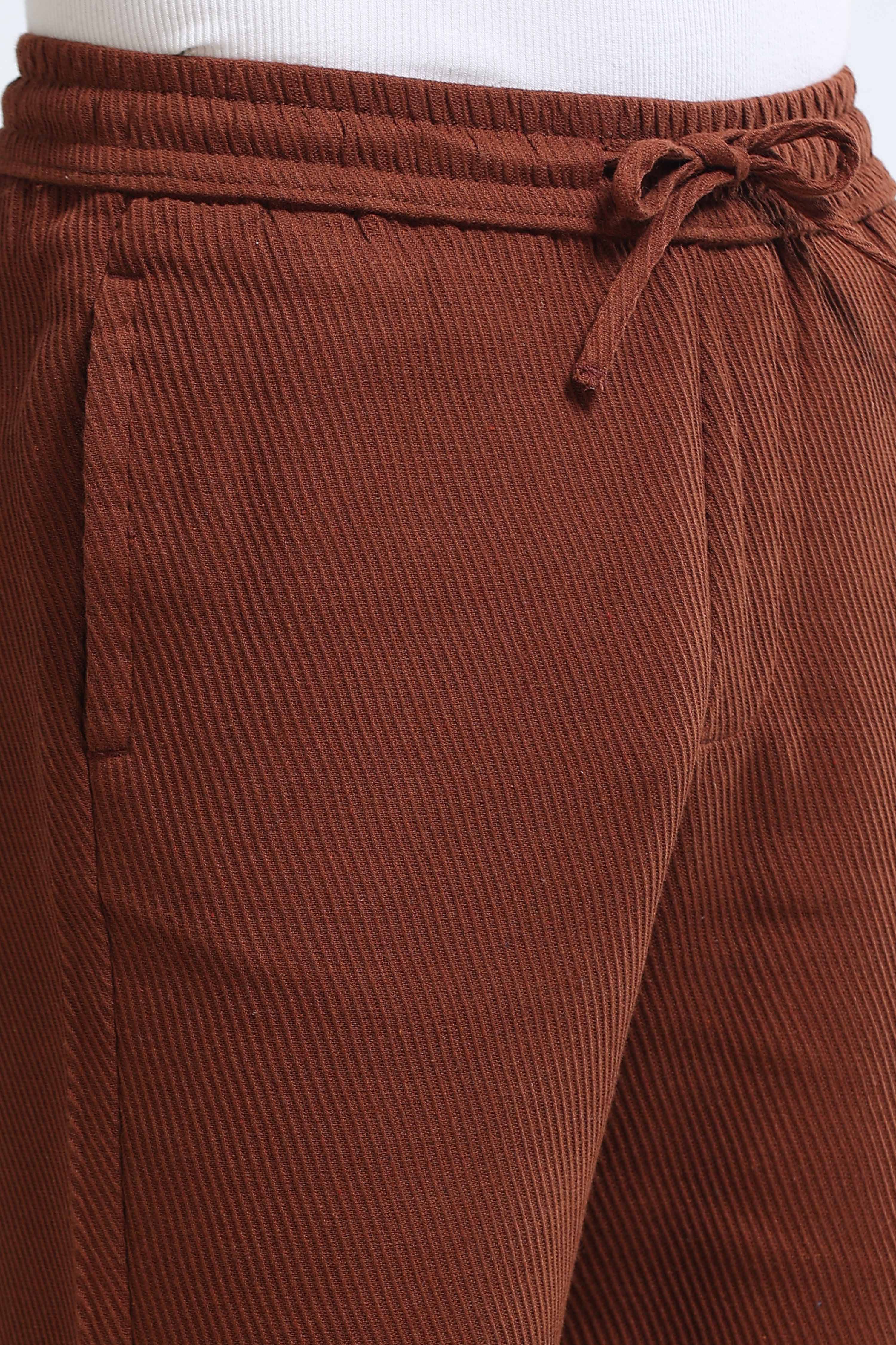 Men Brown Everyday Trousers
