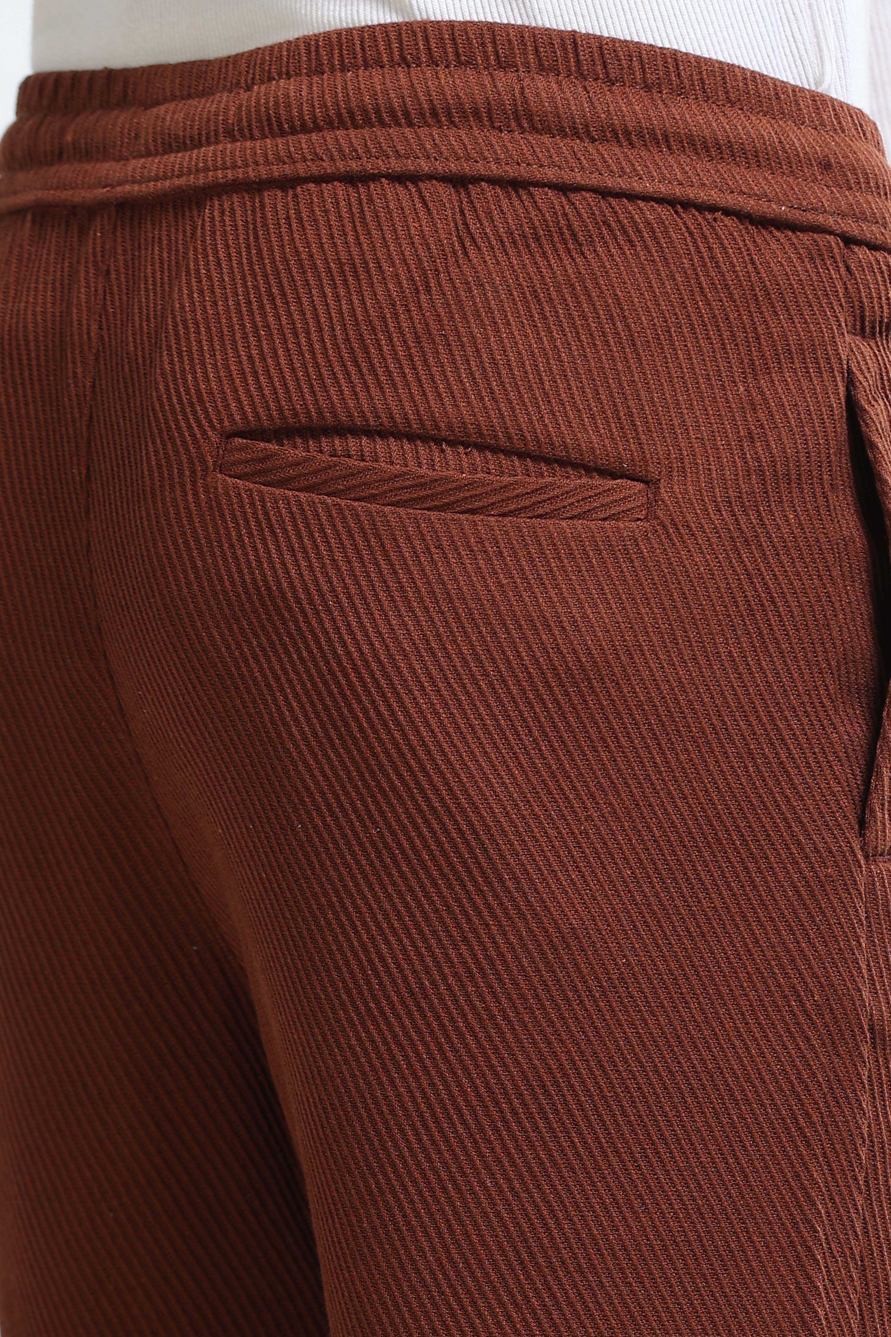 Men Brown Everyday Trousers